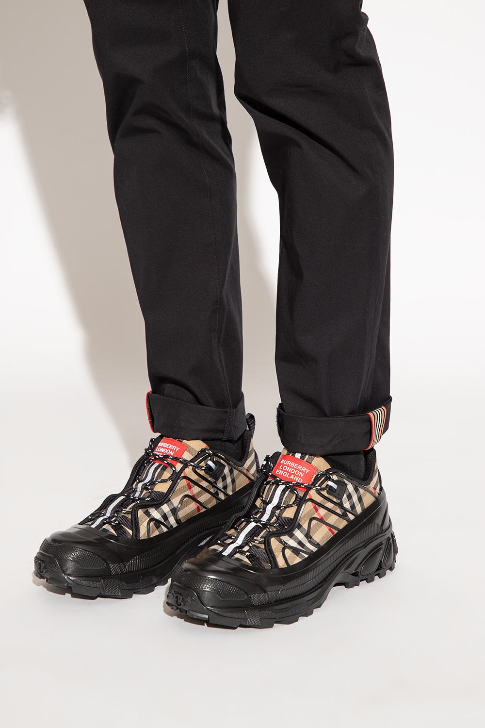 burberry black arthur sneakers