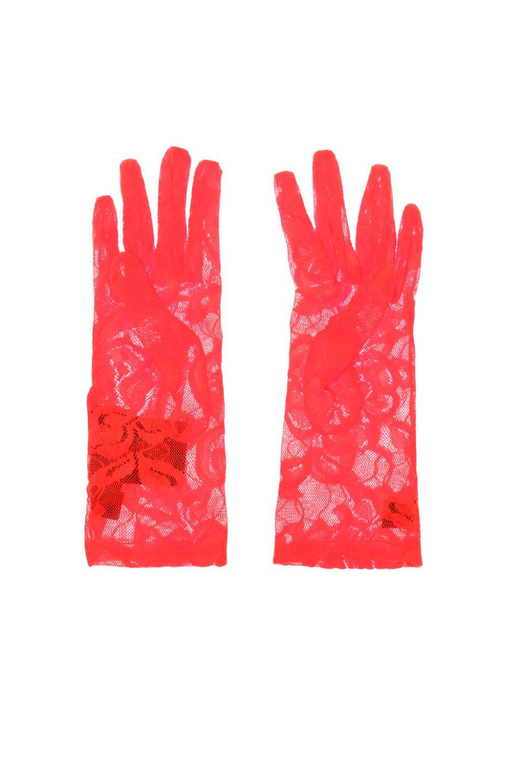 Gucci Lace Gloves in Blue Red (Red) Lyst