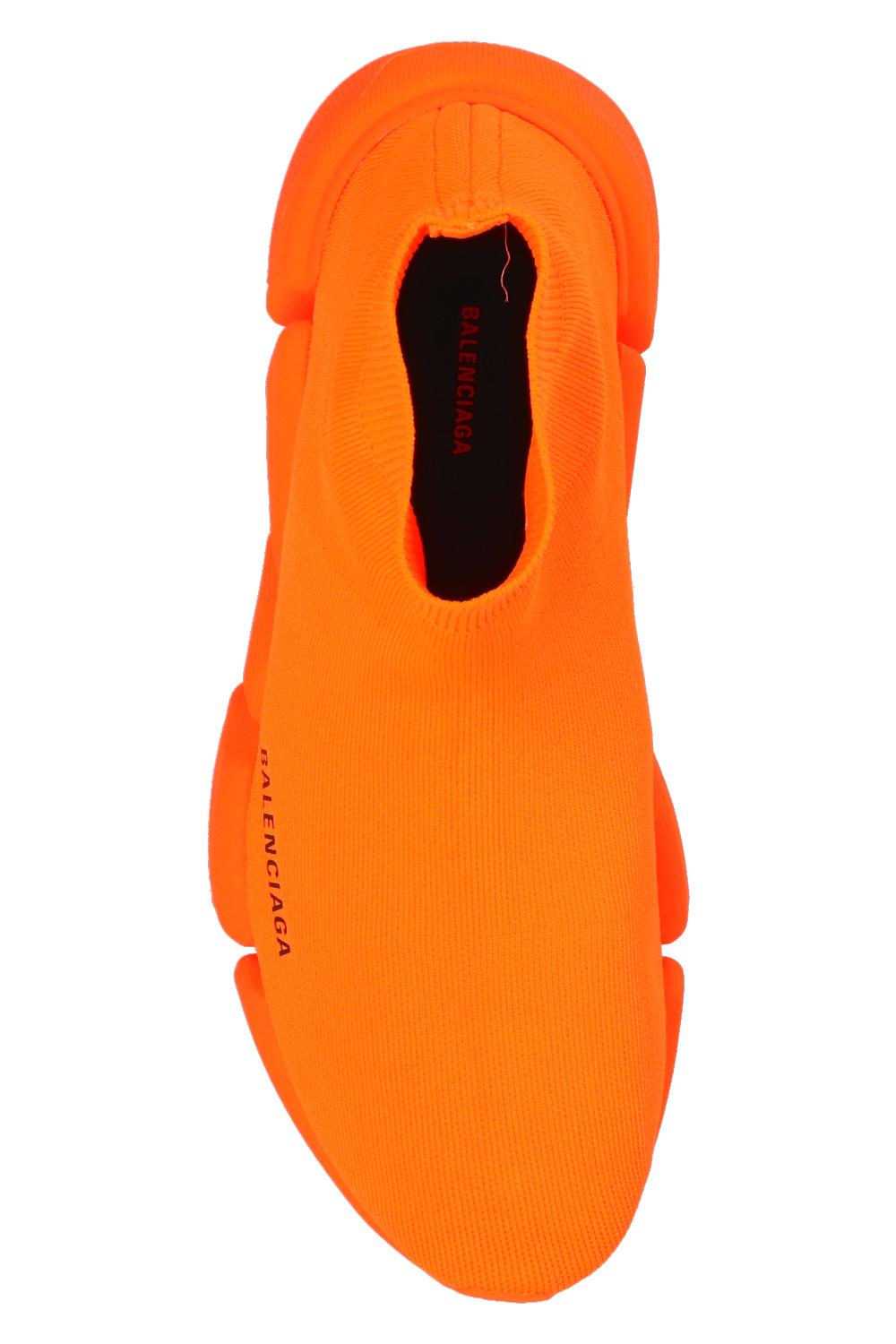 Balenciaga 'speed 2.0 Lt' Sock Sneakers in Orange for Men | Lyst