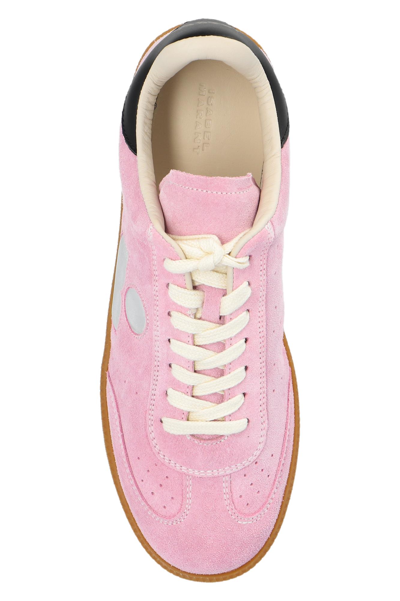 Isabel Marant Beth Mixed Leather Triple-Grip Sneakers in