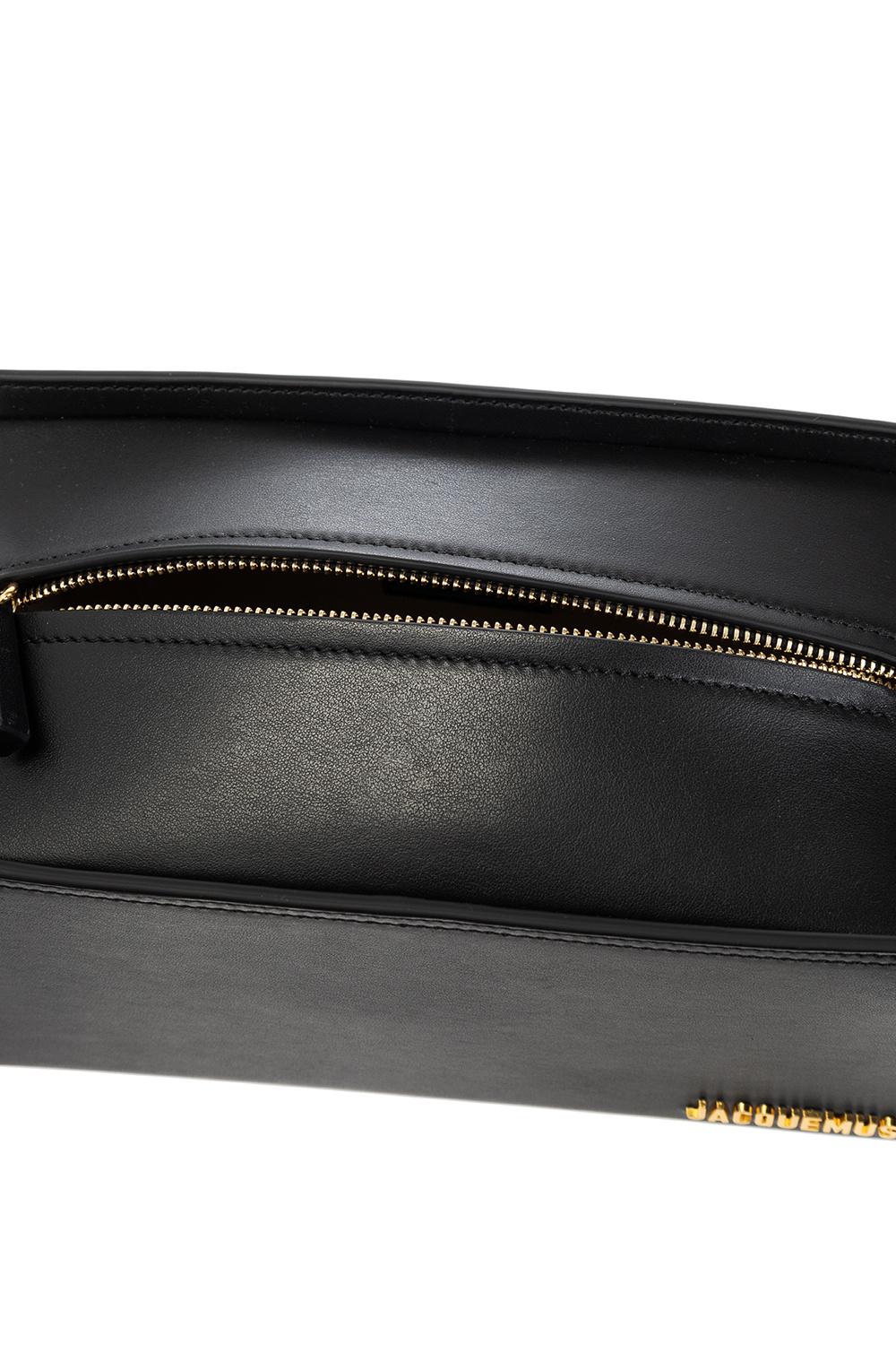 JACQUEMUS Le Rectangle ボックスバッグ ハンドバッグ Jacquemus 'le Rectangle' Shoulder Bag in Black | Lyst