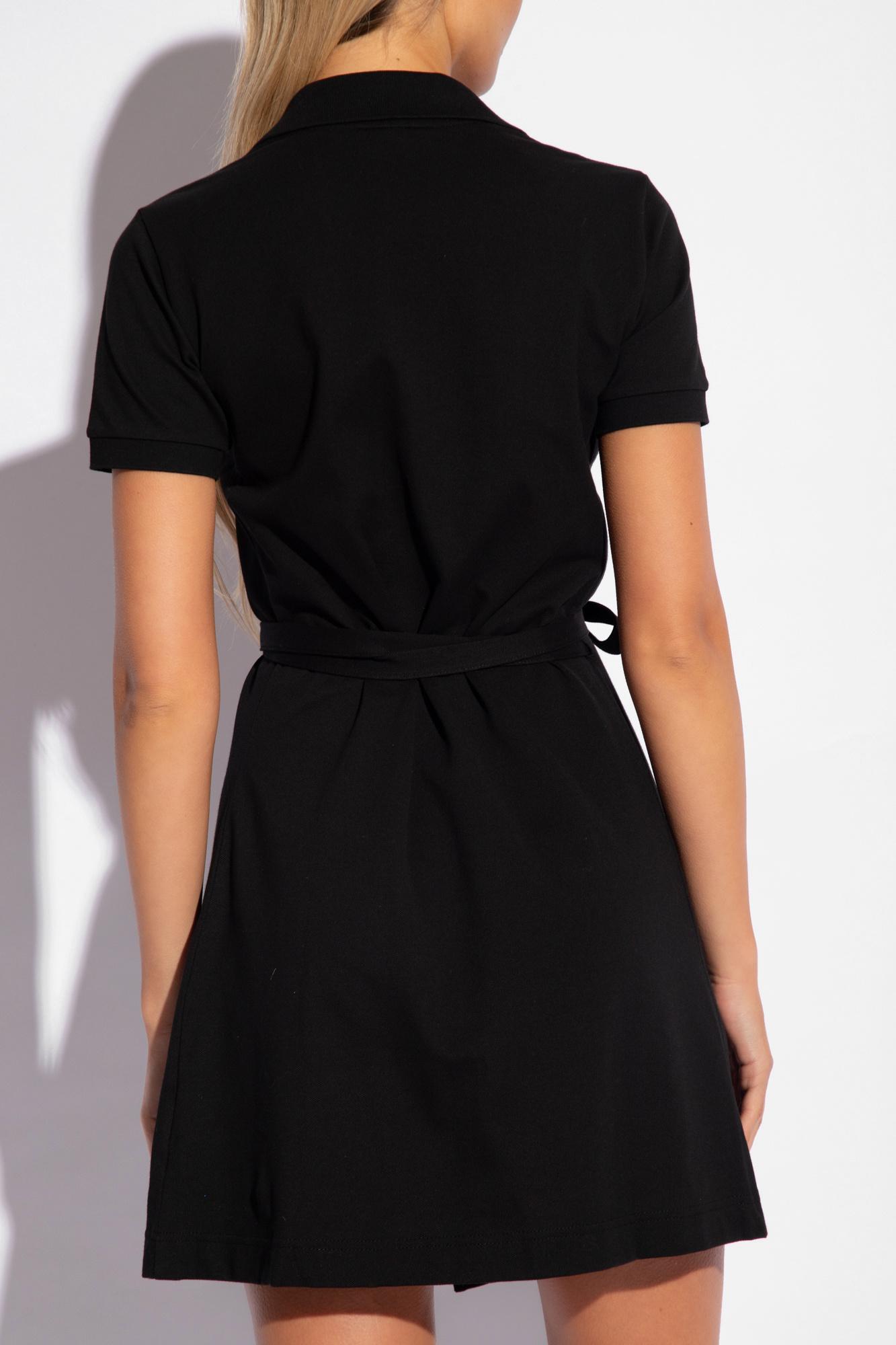 lacoste-BLACK-Wrap-Over-Dress-