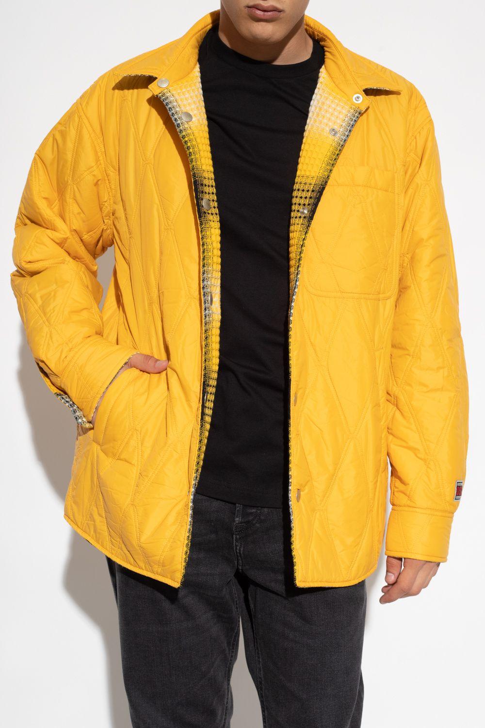 DIESEL 'j-petter' Reversible Jacket in Yellow for Men | Lyst