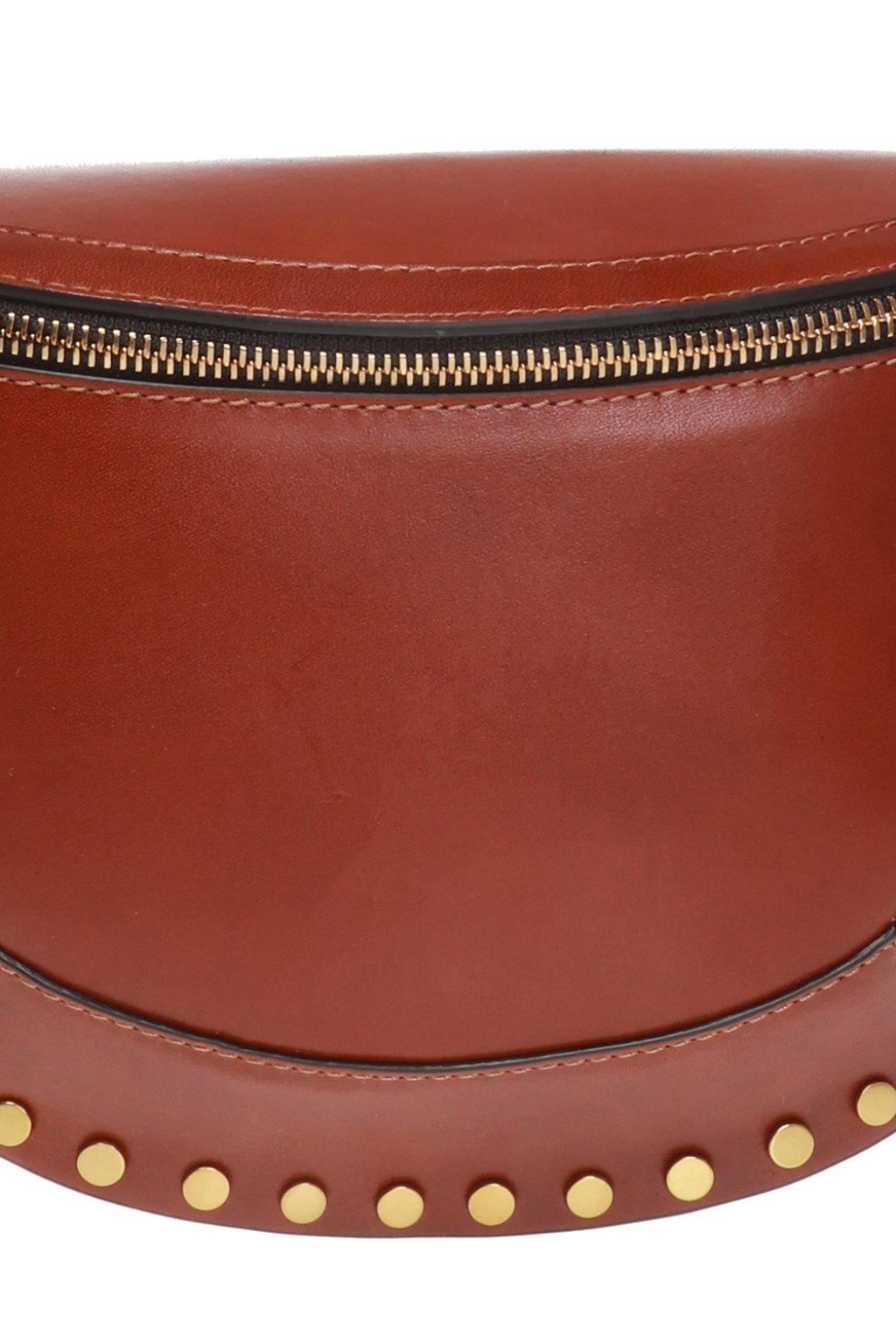 Isabel Marant Leather Skano Belt Bag in Brown - Lyst