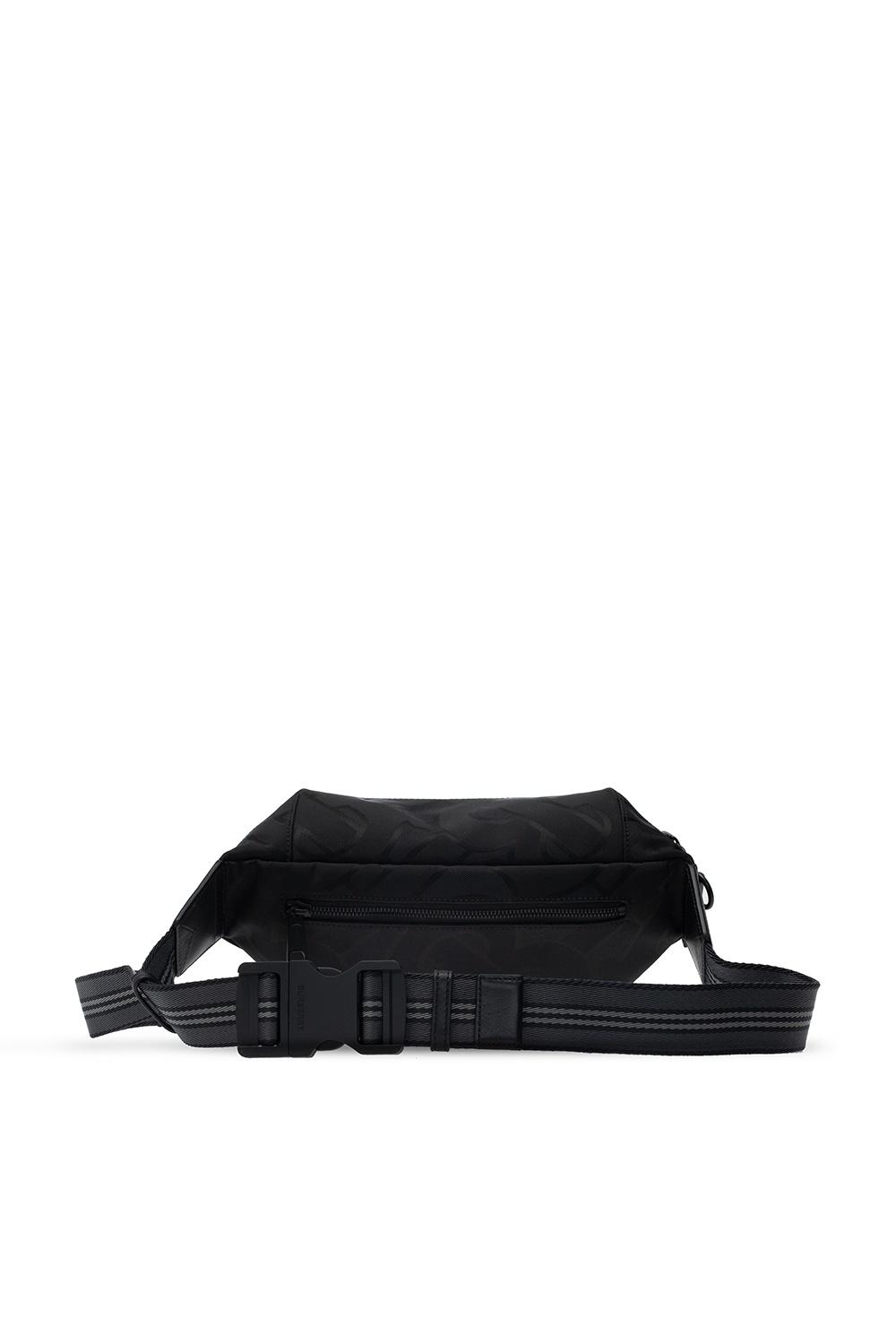 Burberry Logo Belt Bag in Black for Men | Lyst