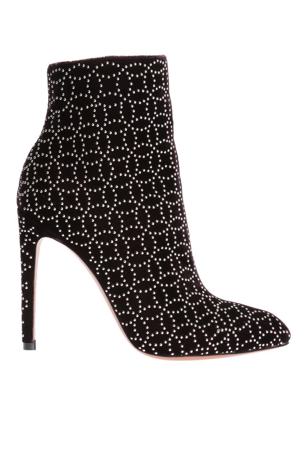 alaia studded boots