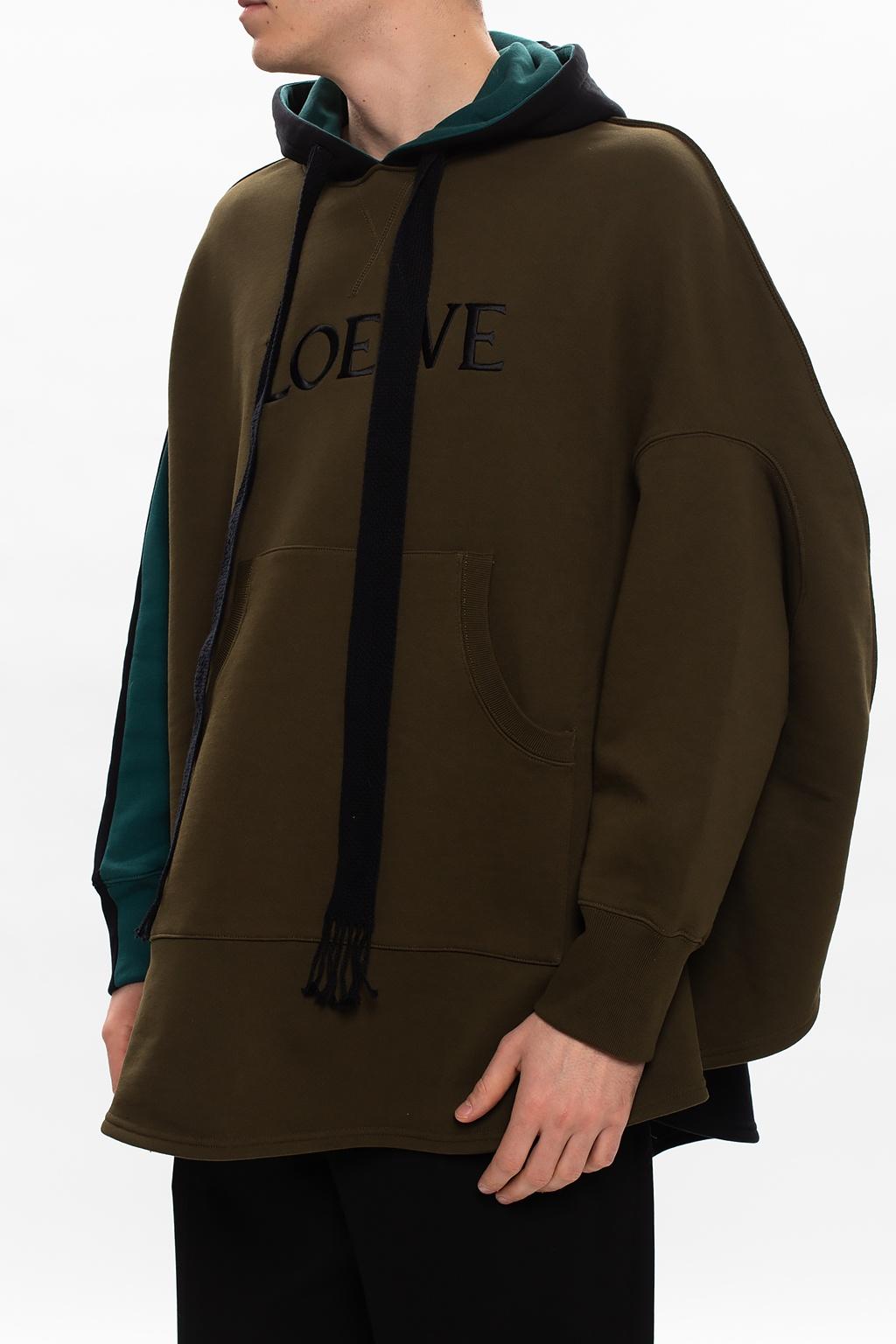 loewe oversize pullover hoodie