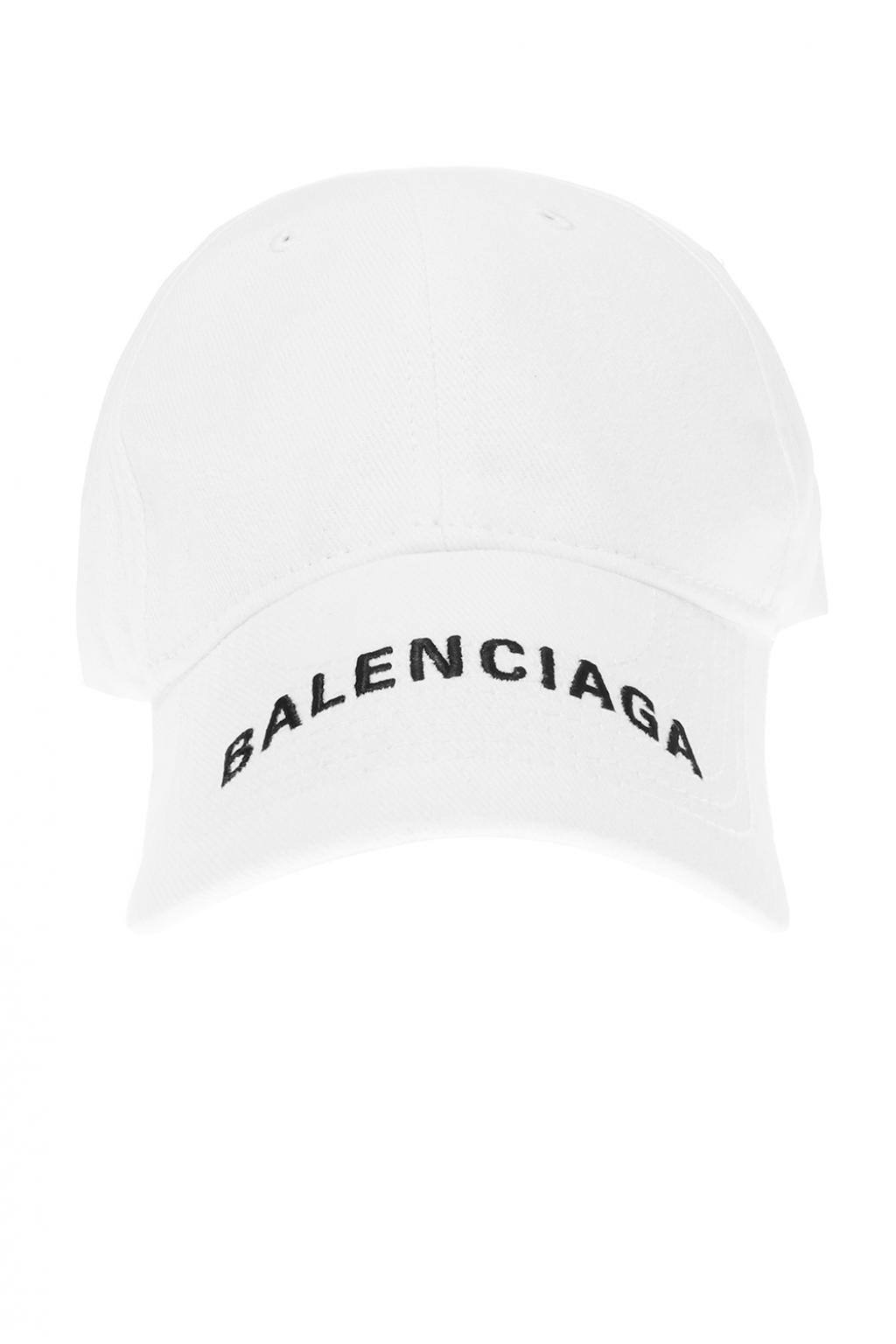 Balenciaga Cap in White for Men | Lyst