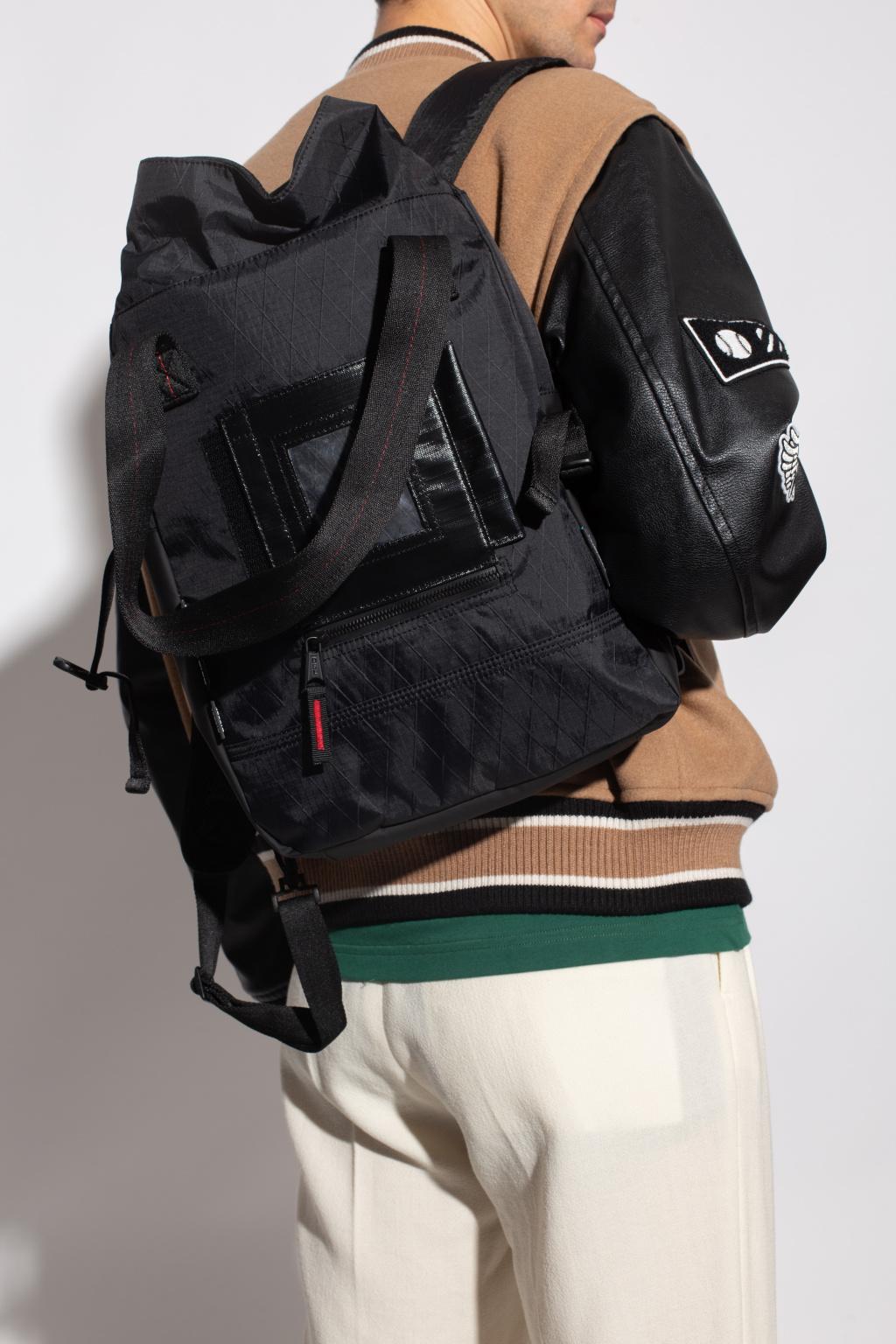 DIESEL Water-resistant 'urban Ninja Shiga' Backpack in Black for Men | Lyst