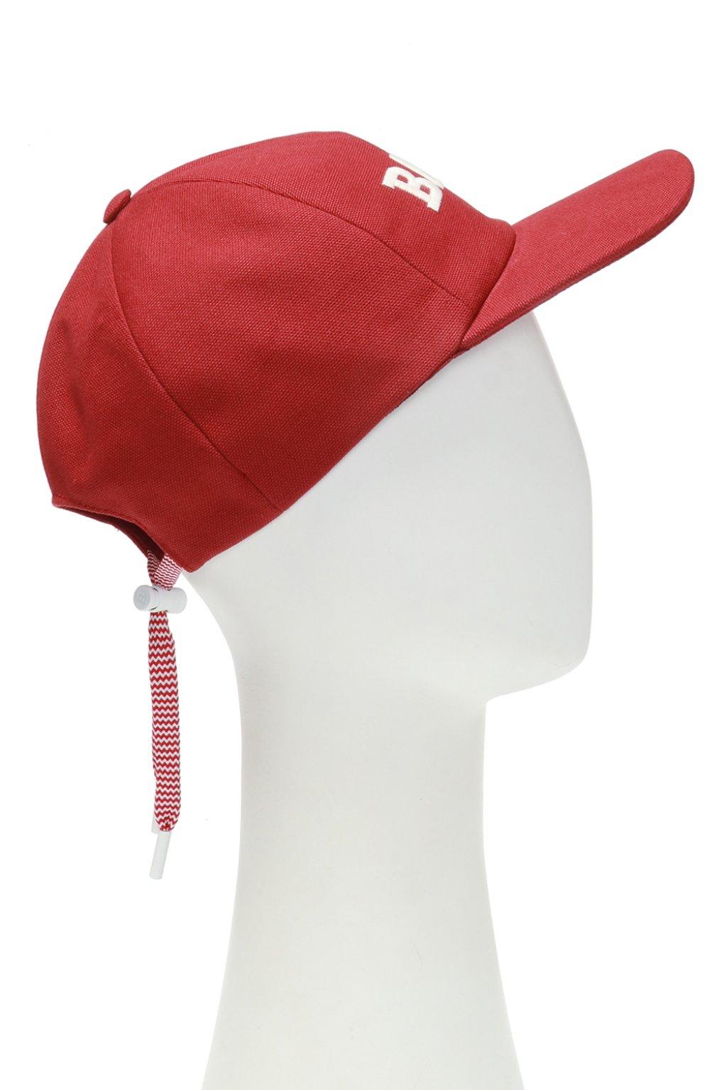 Bally Cotton Branded Baseball Cap in Red for Men Lyst