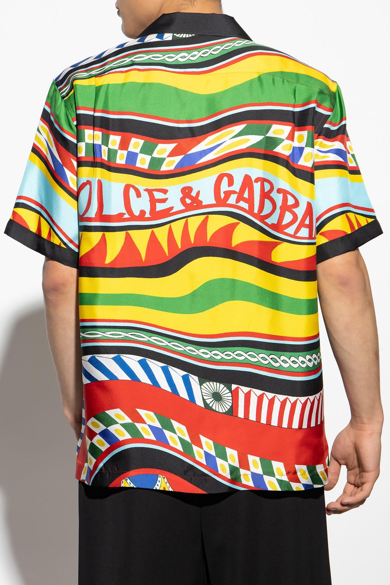 Dolce & Gabbana Carretto Print Shirt for Men | Lyst