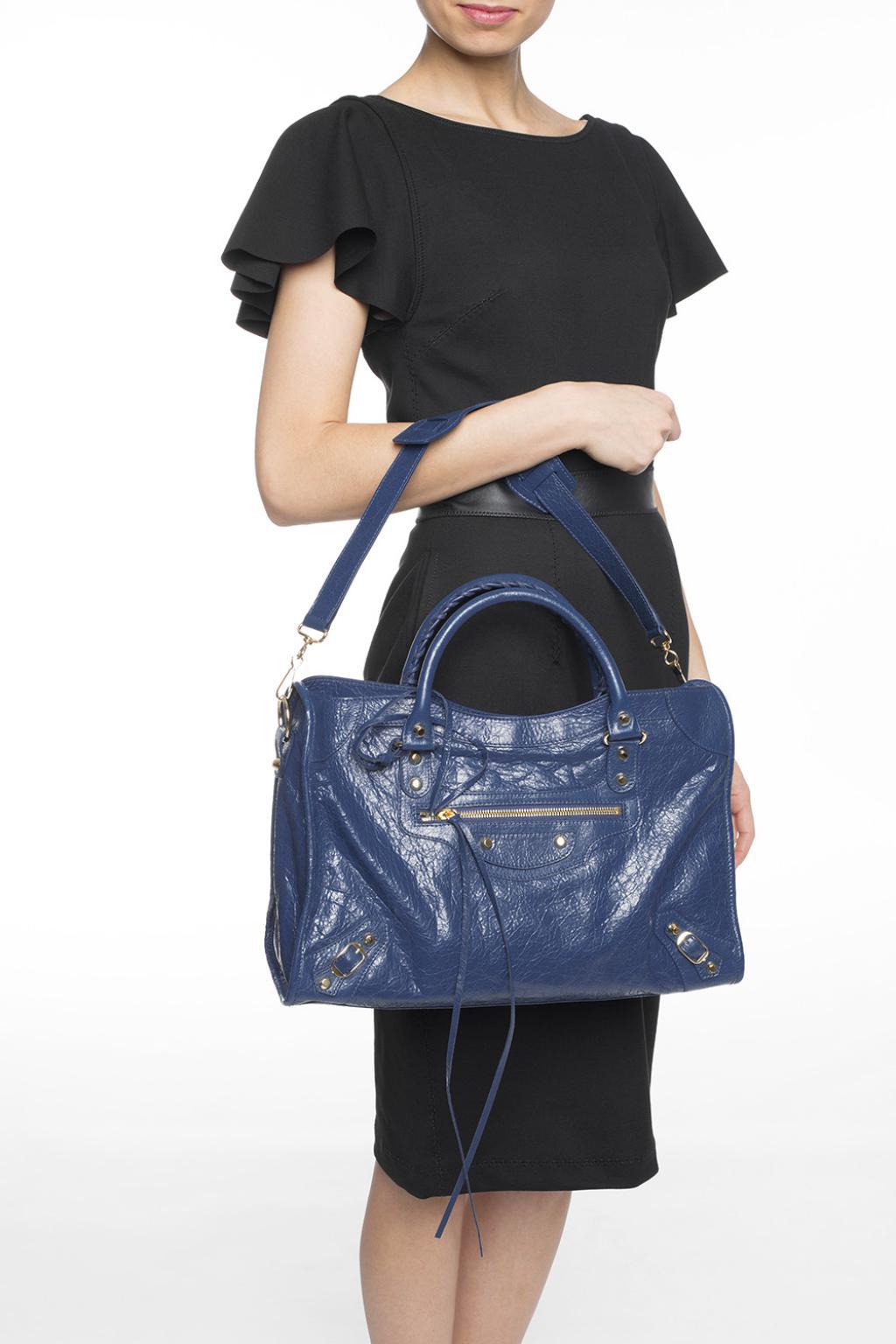 balenciaga city navy blue