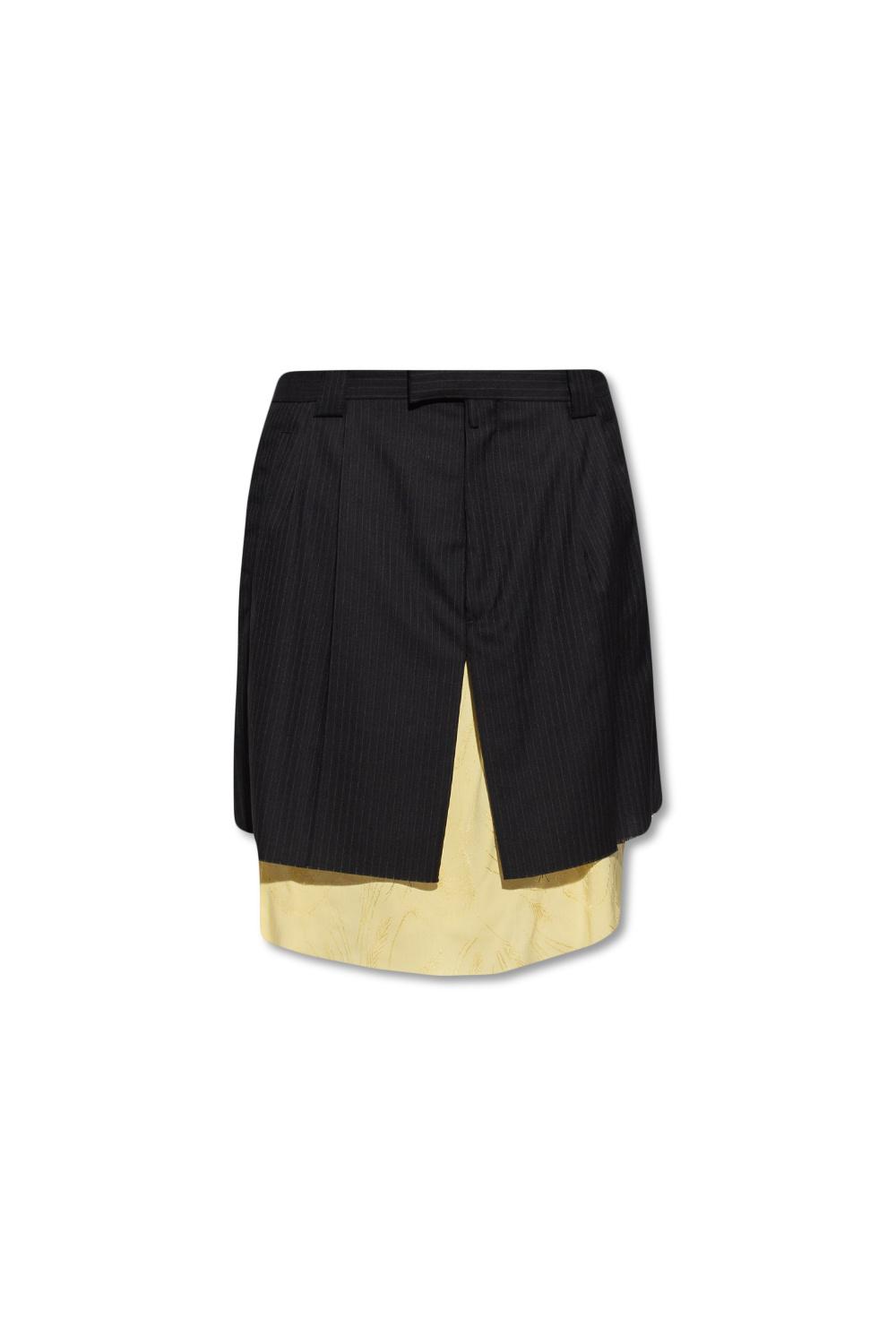 Raf Simons Wool Skirt in Black for Men | Lyst