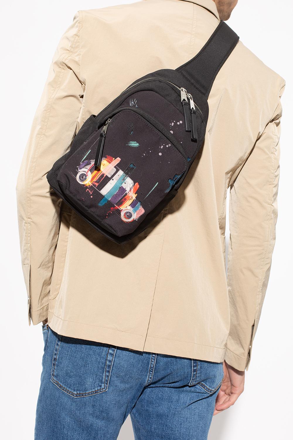 Paul Smith 'sling Mini' One-shoulder Backpack in Black for Men | Lyst