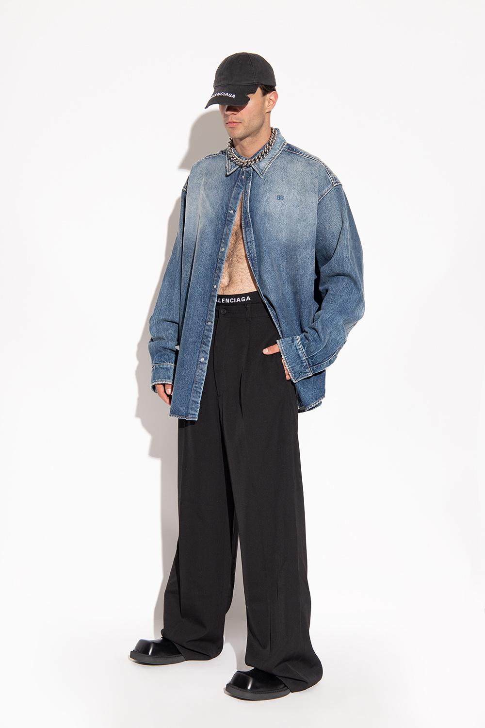 balenciaga inspecter boots black