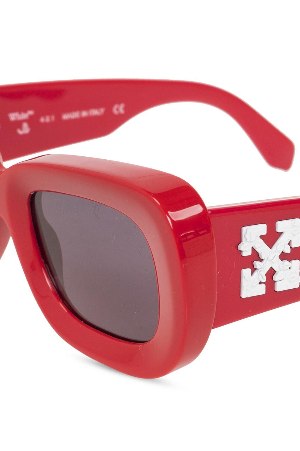 New Off-White sunglasses col. red, Occhiali