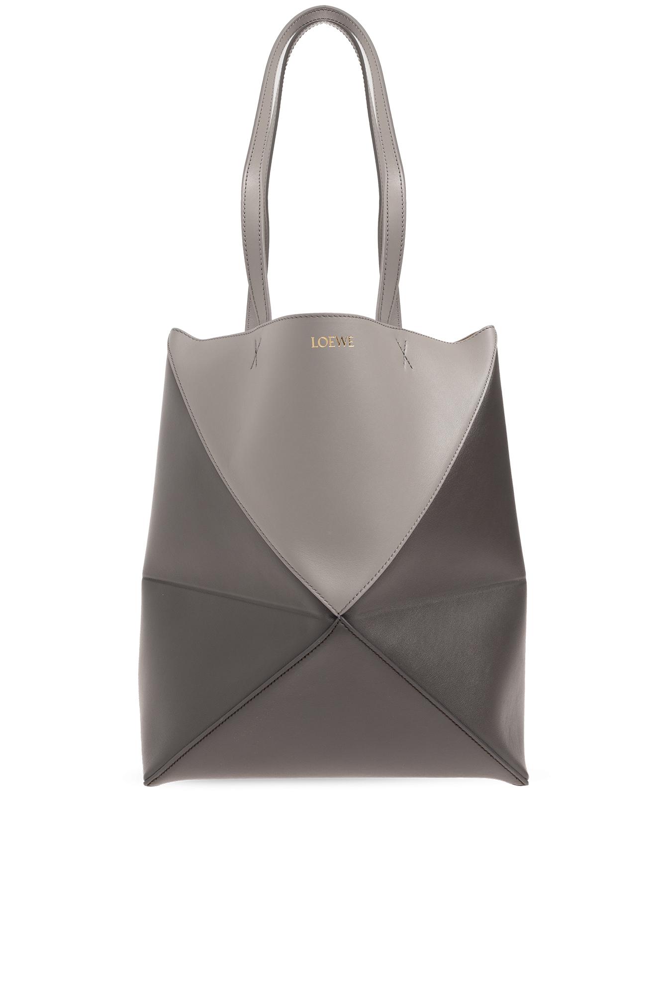 Loewe 'puzzle Fold' Shopper Bag, in Gray | Lyst