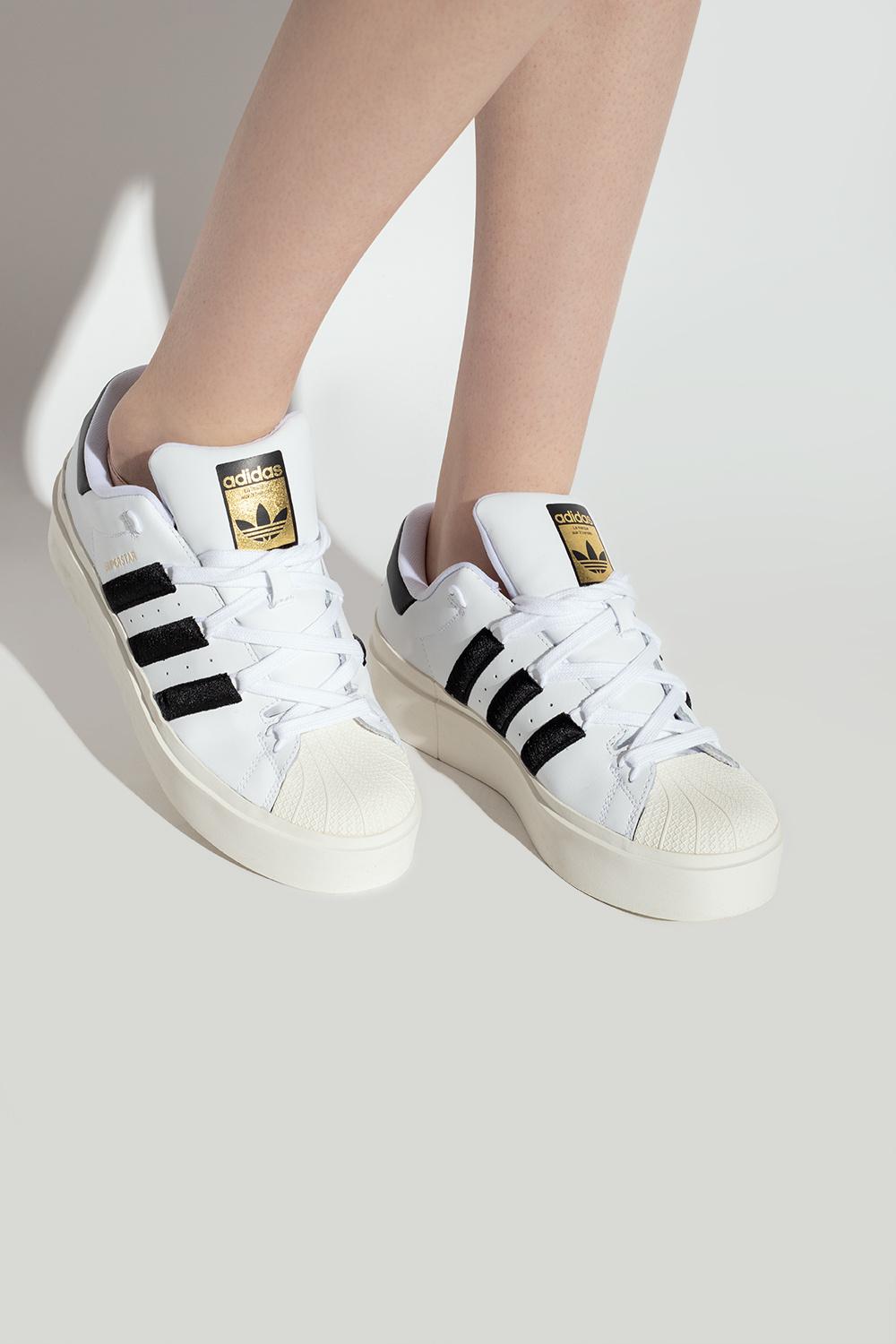 adidas Originals Leather 'superstar Bonega W' Sneakers in White | Lyst