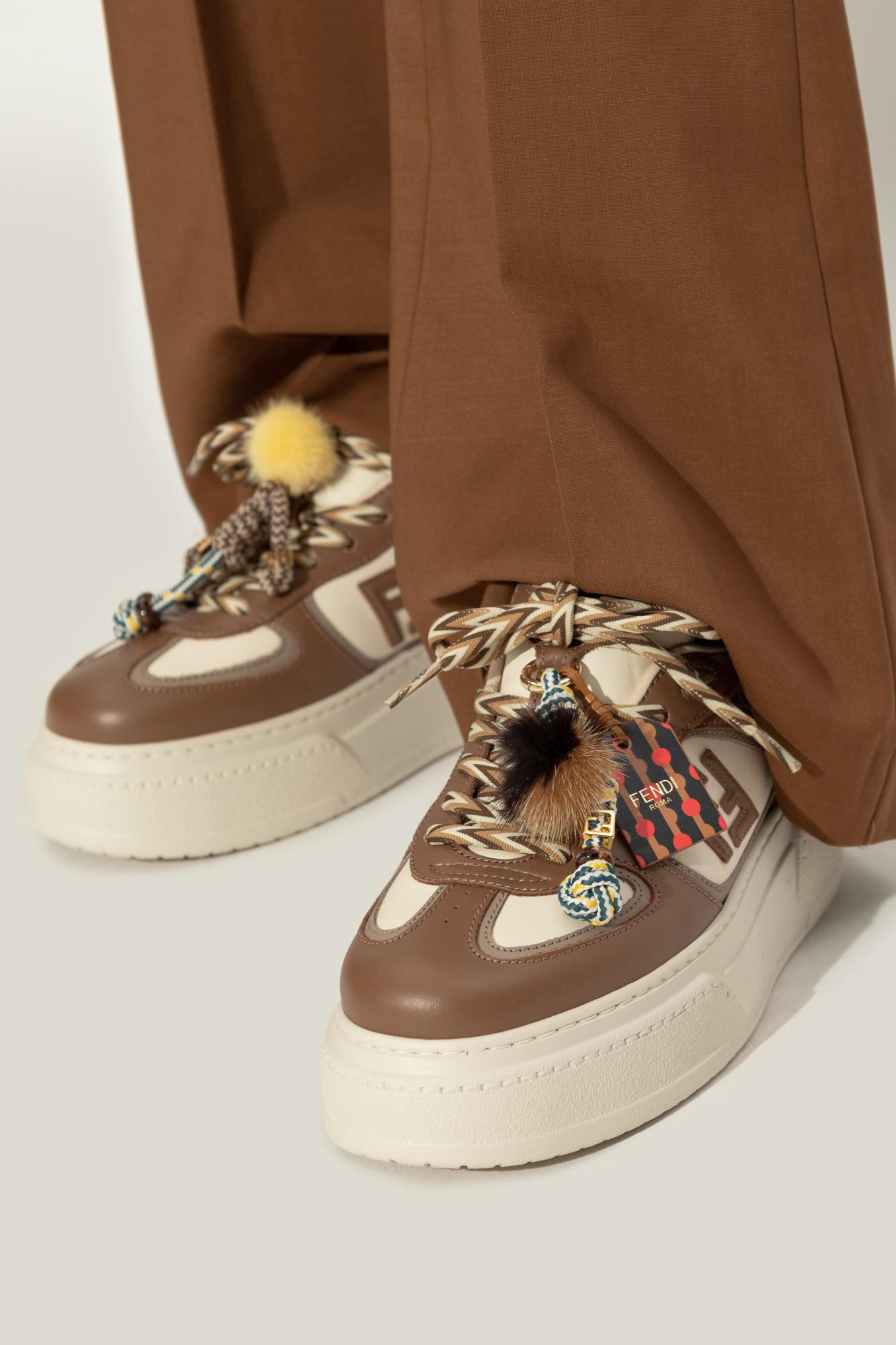 Fendi 'Match' Sports Shoes On A Platform in Natural Lyst UK