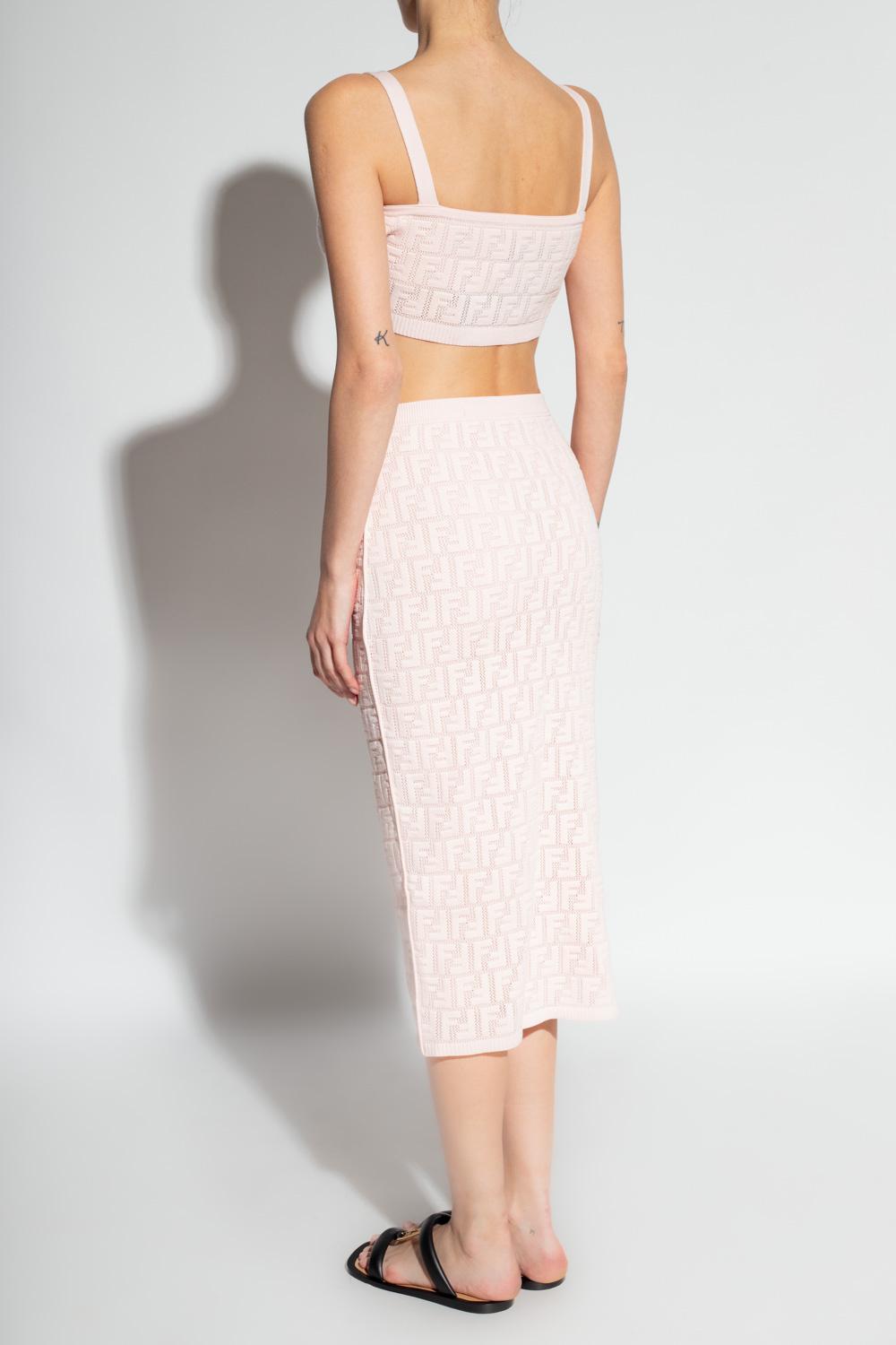 Fendi Top & Skirt Set in Pink | Lyst