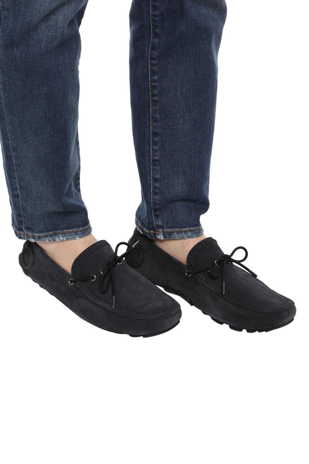 Ferragamo suede drivers Clearance