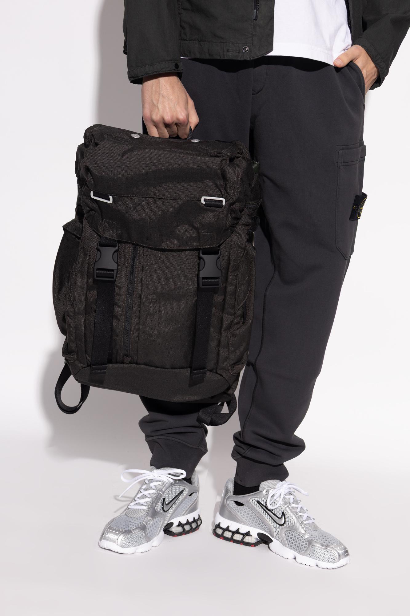 Stone Island Backpack With Logo in Black for Men | Lyst