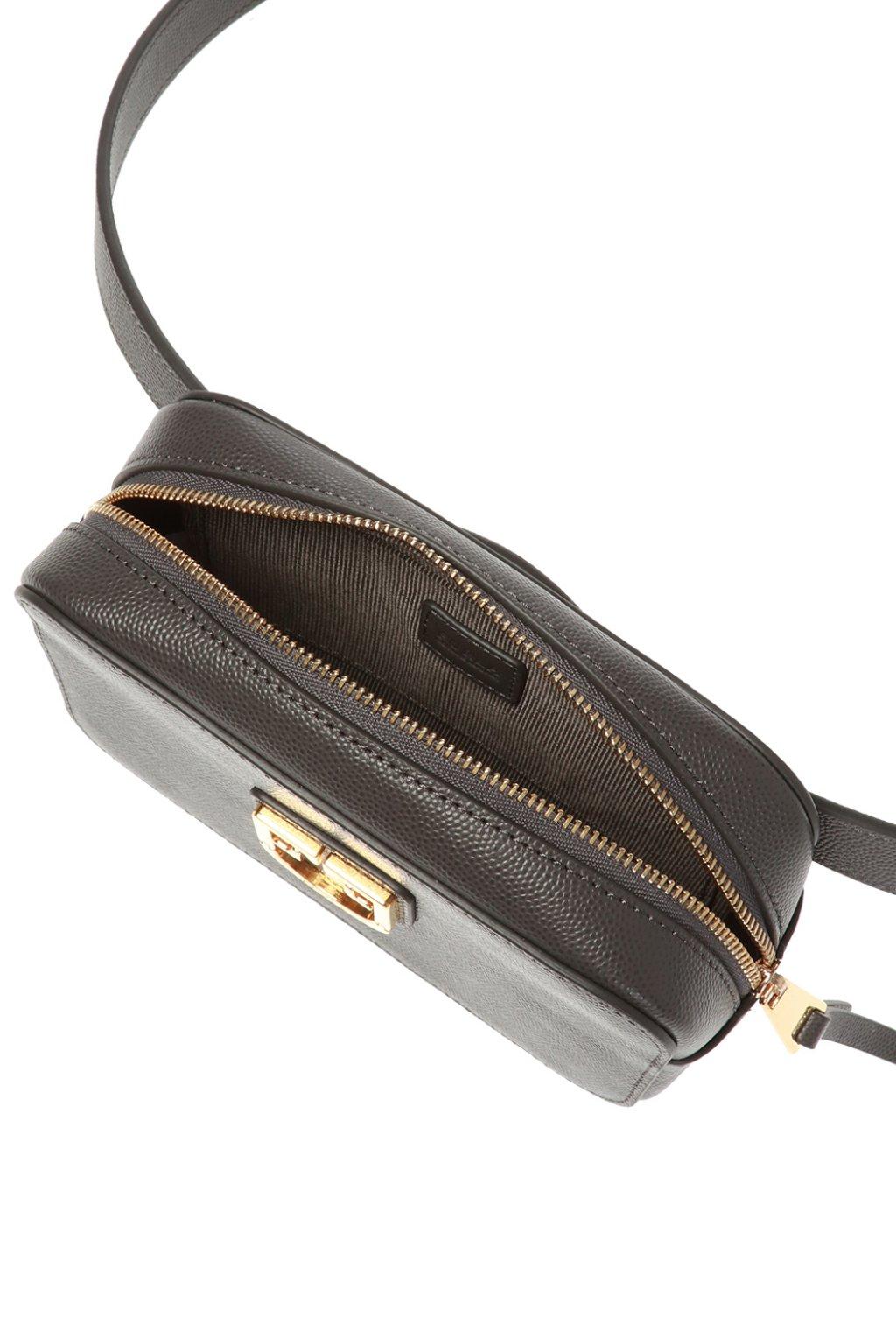 Furla Leather 'belvedere' Belt Bag With Logo in Grey (Gray) - Lyst