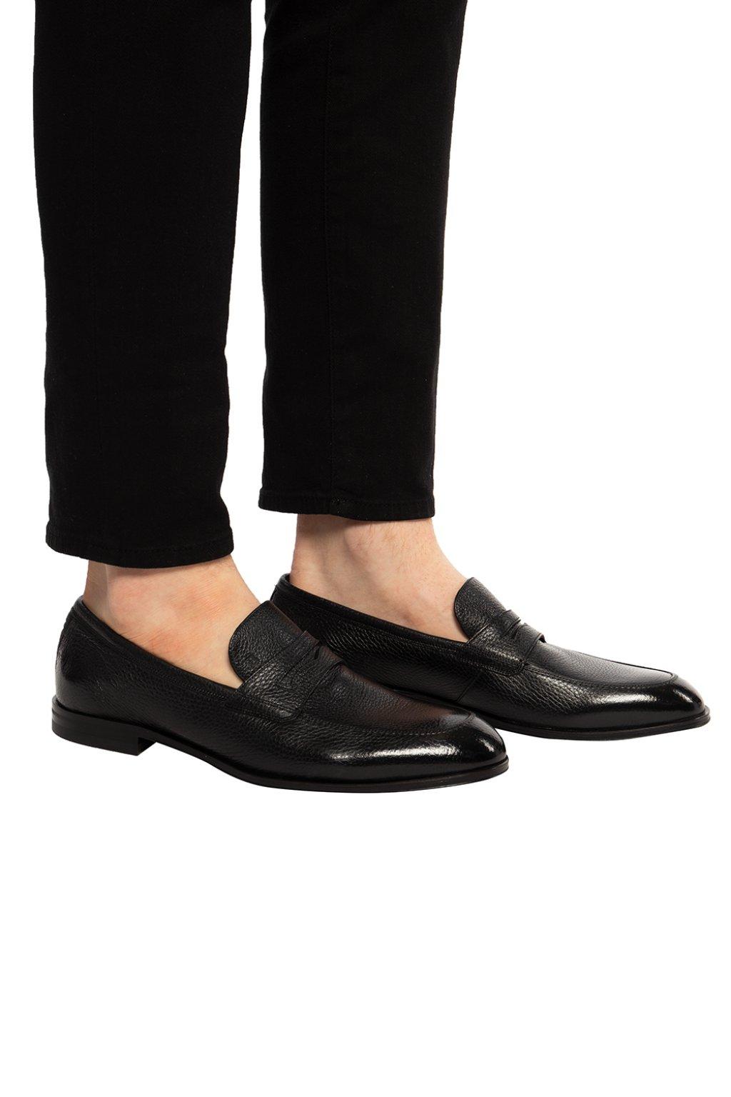Bally Leather 'webb' Loafers in Black for Men - Save 44% | Lyst