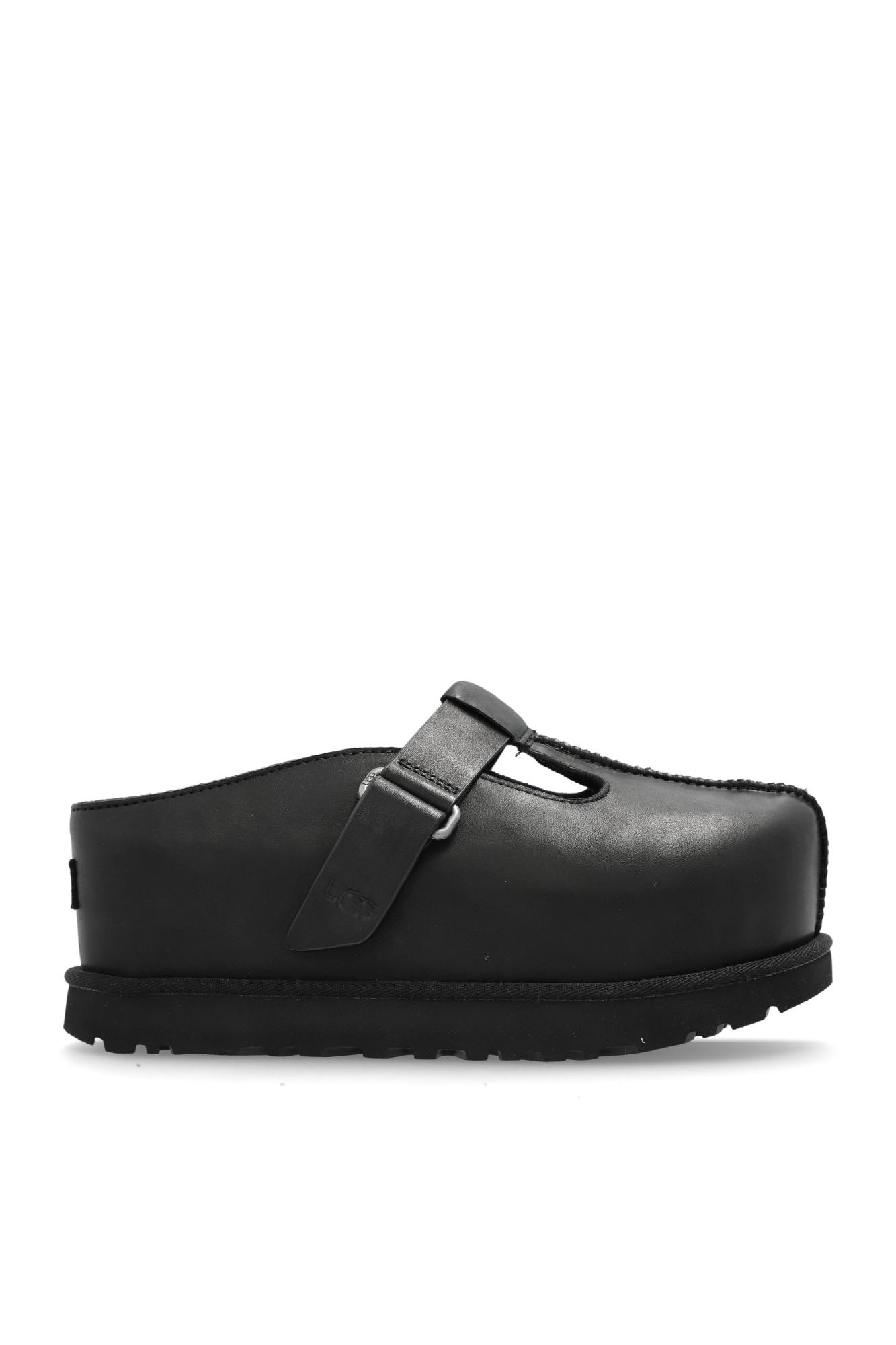 UGG Platform Clogs Goldenstar Hi Clog in Black | Lyst