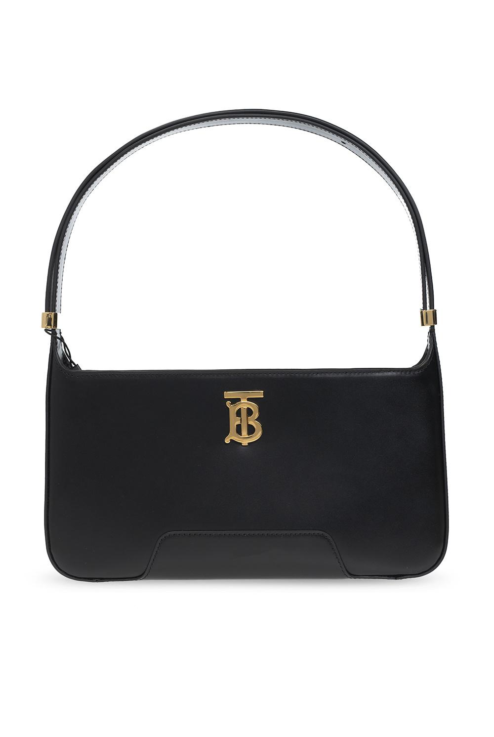 Tb bag leather crossbody bag Burberry Black in Leather - 29411015