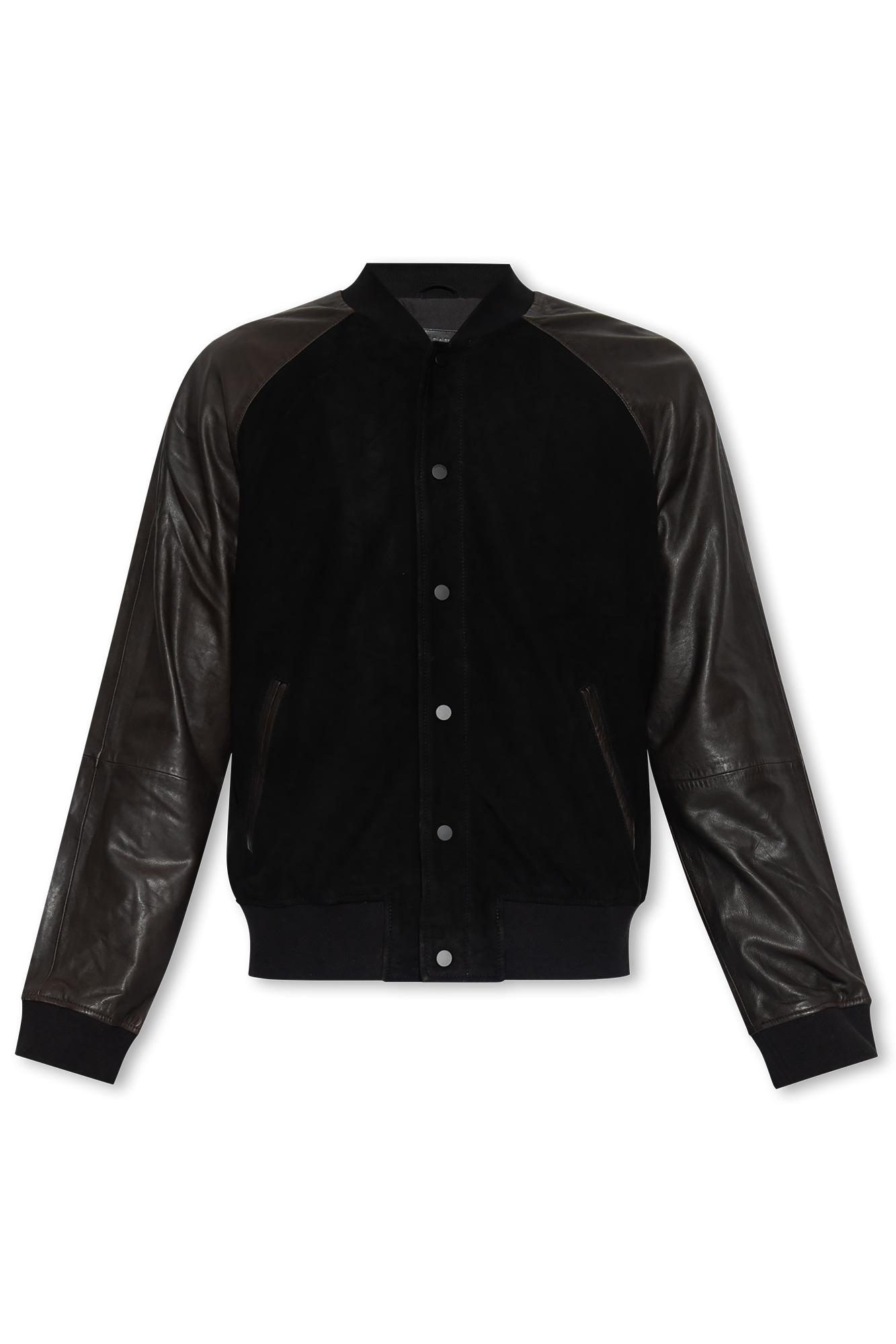 AllSaints maura Leather Jacket in Black for Men Lyst UK