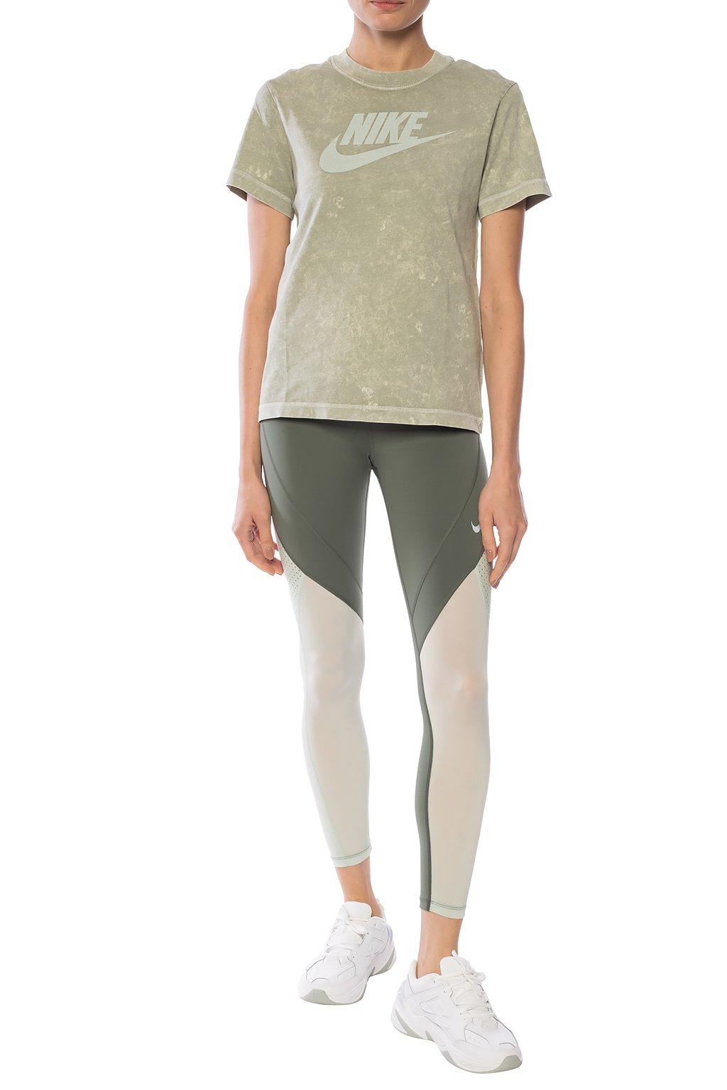 womens green nike leggings