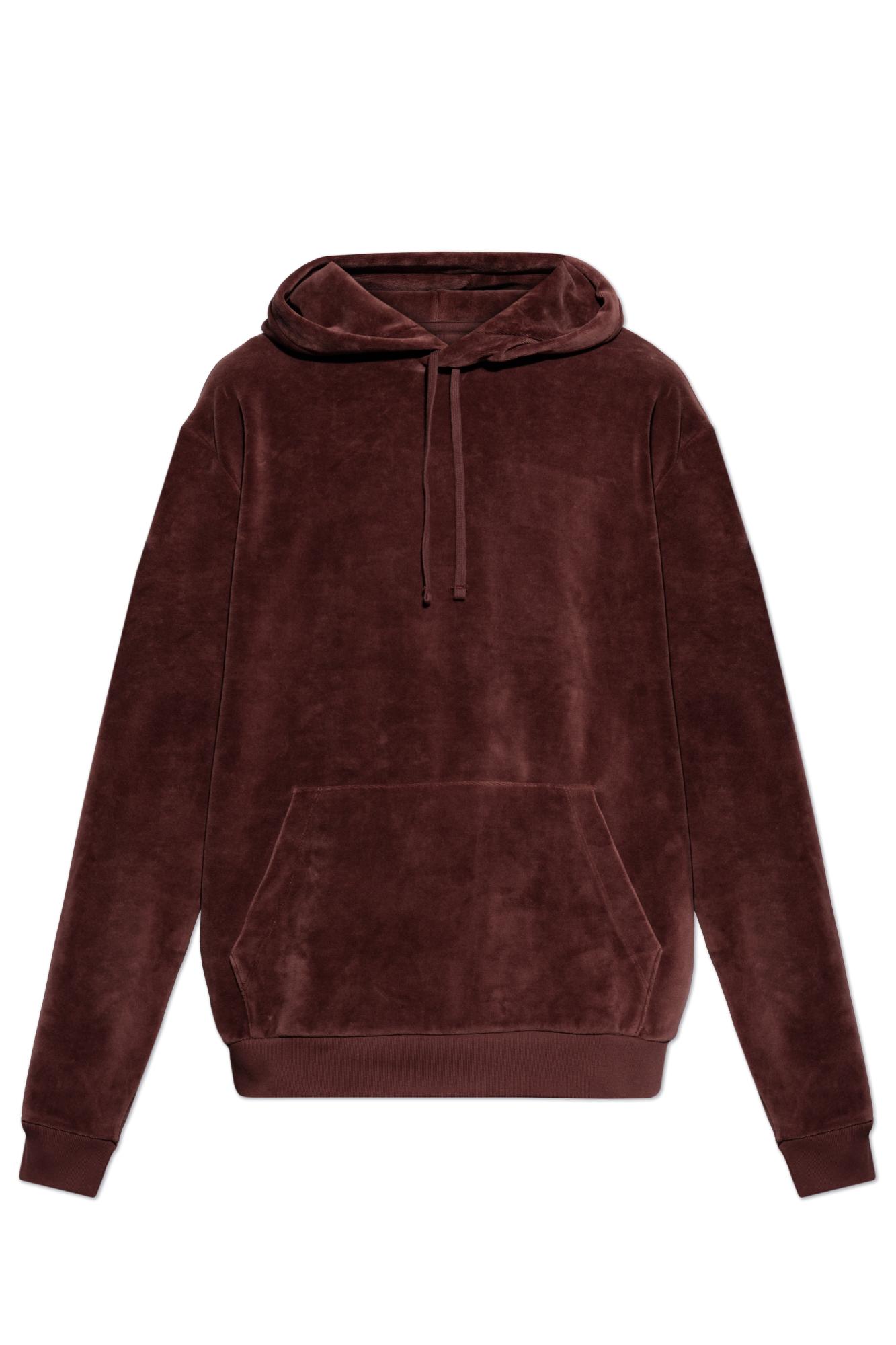 Brown Velvet Hoodie Mens AllSaints 'Draven' Hoodie In Purple For