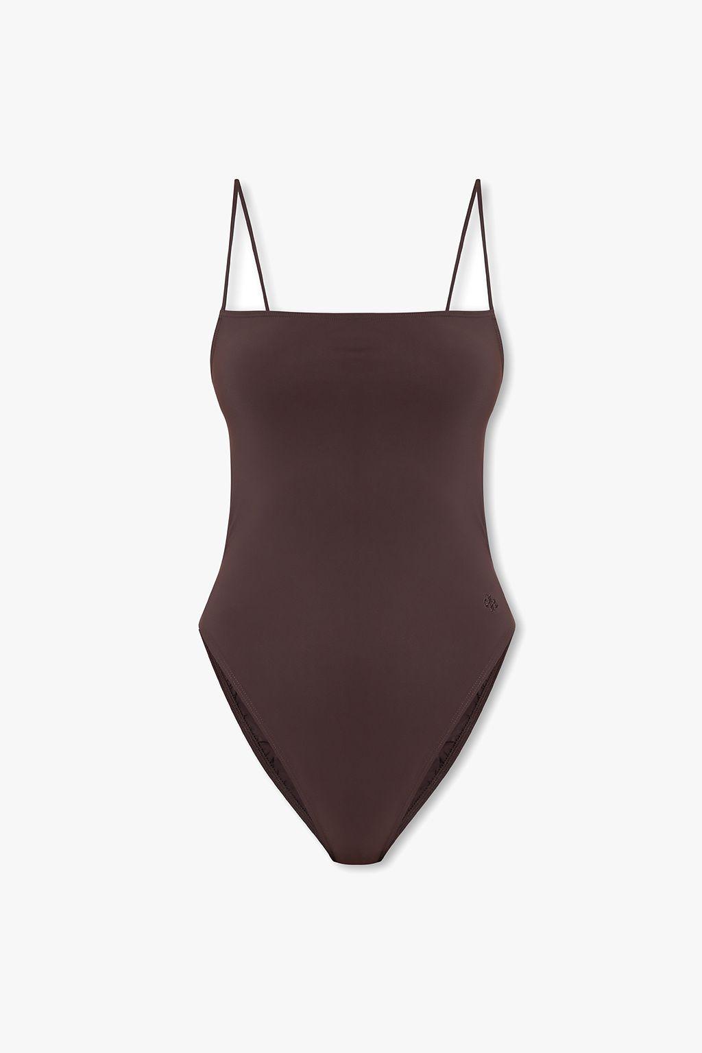 Tory Burch Onepiece Swimsuit in Brown Lyst