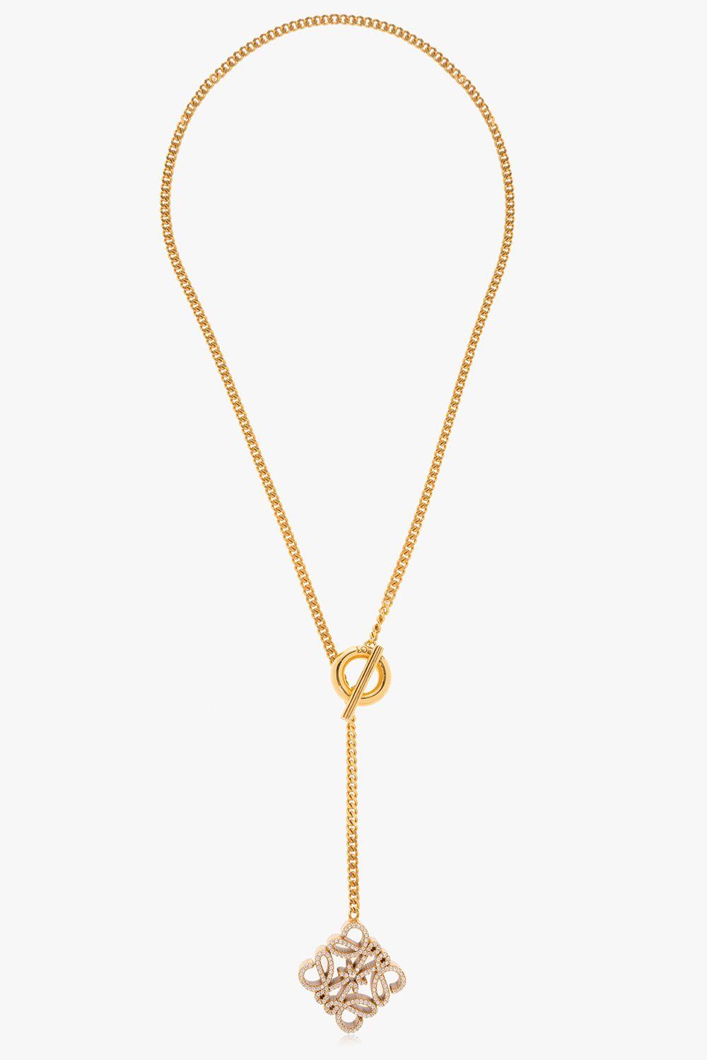 loewe GOLD Necklace With Logo