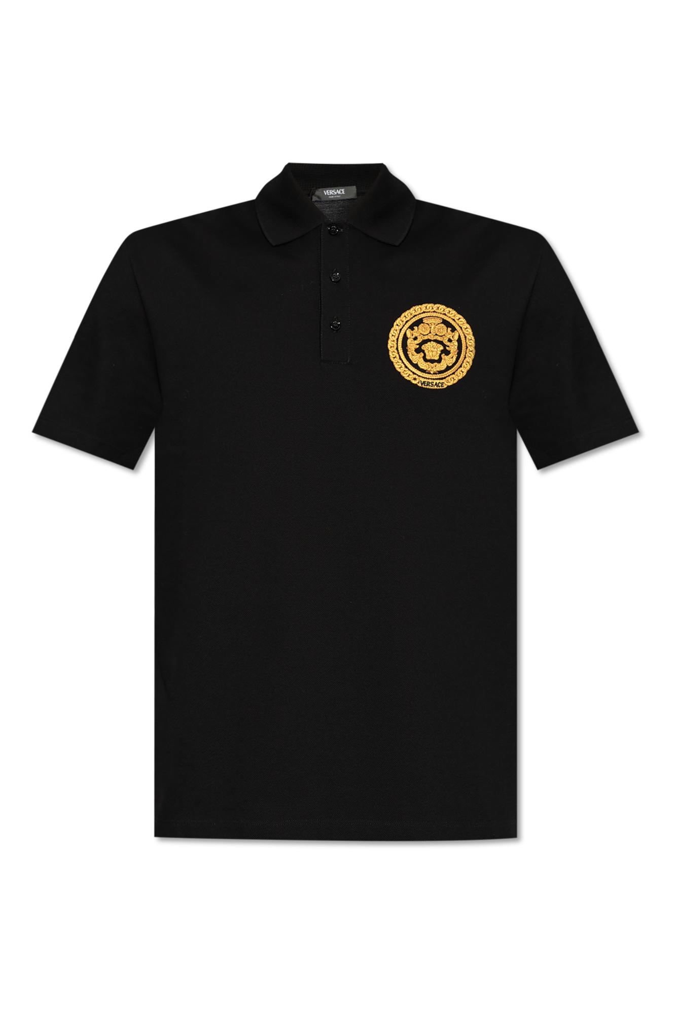 Mens versace polo shirt sale sale