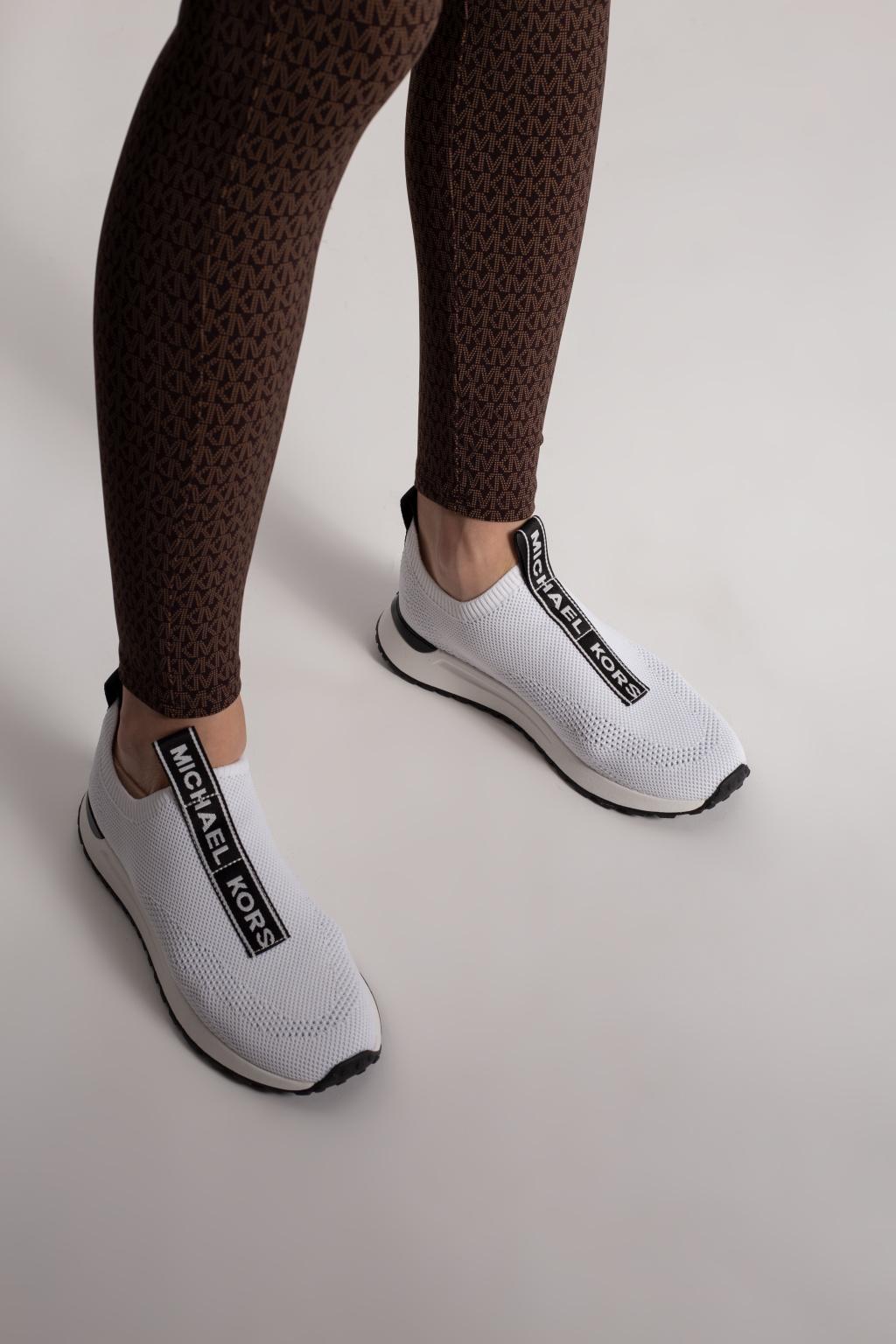 MICHAEL Michael Kors 'bodie' Slip-on Sock Sneakers in White | Lyst