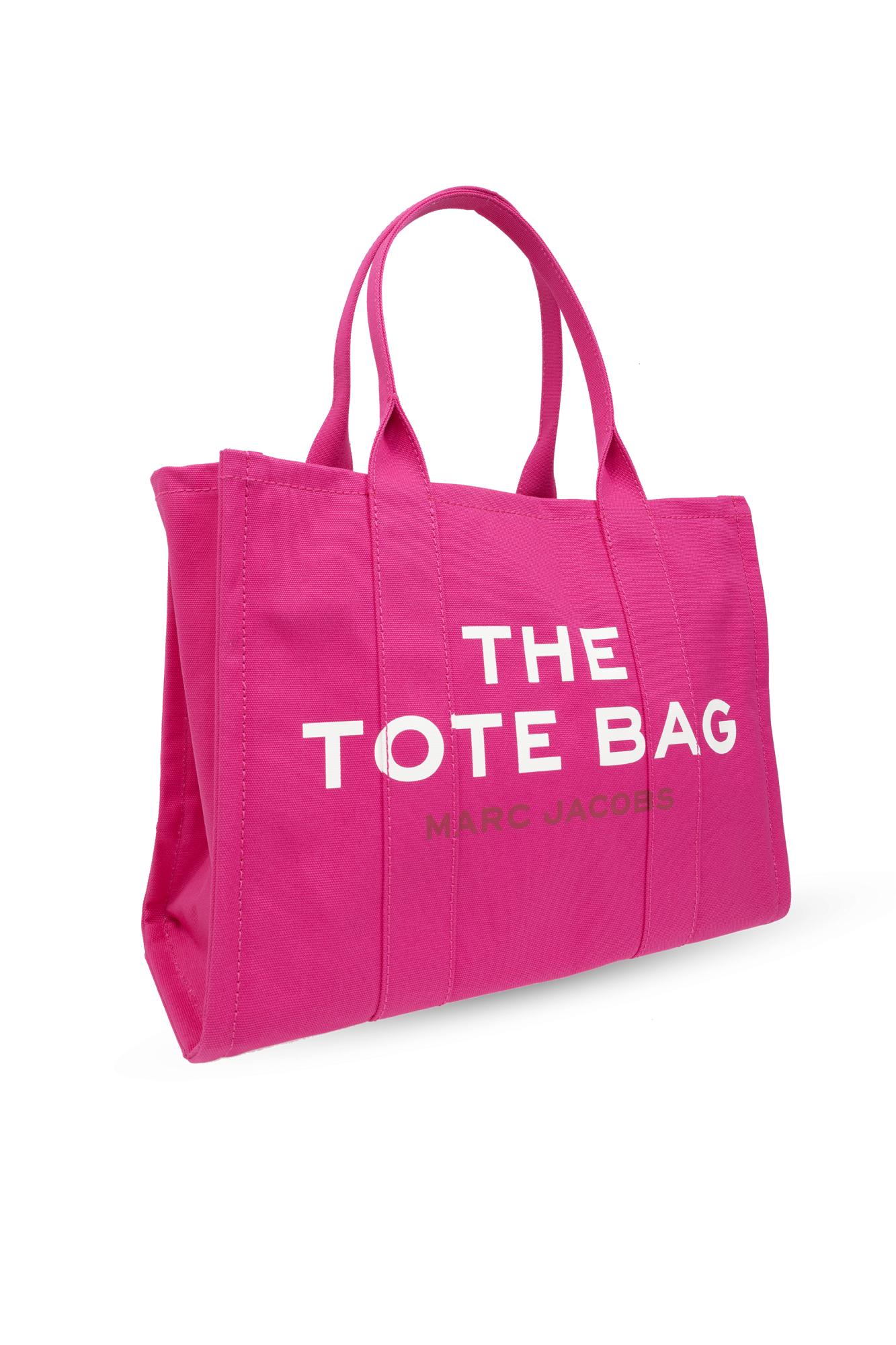 【関税&送料込】Marc Jacobs Pink Canvas The Tote Shopping Ba MARC JACOBS マークジェイコブス トートバッグ レディース ザ