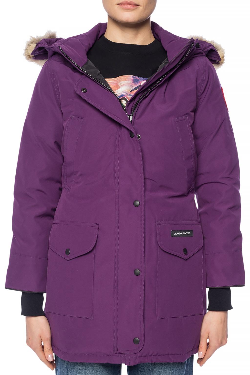 canada goose purple jacket