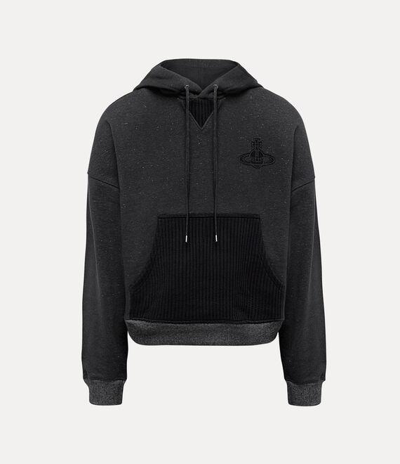 【関税&送料込】Vivienne Westwood Grey Cotton Ashton Sweatsh Vivienne Westwood Ashton Logo Hooded Cotton Sweatshirt In