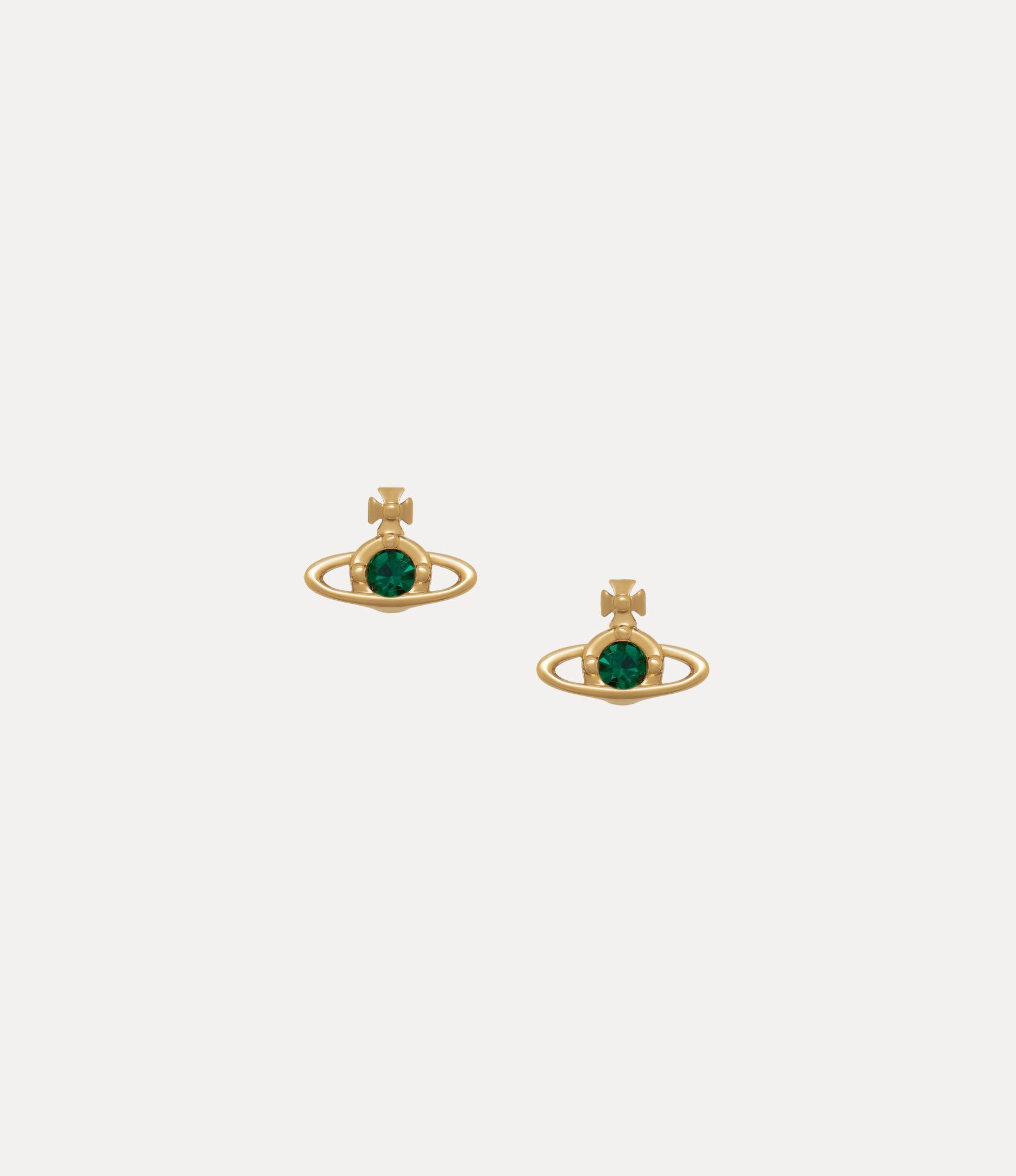 Vivienne westwood 2024 emerald earrings