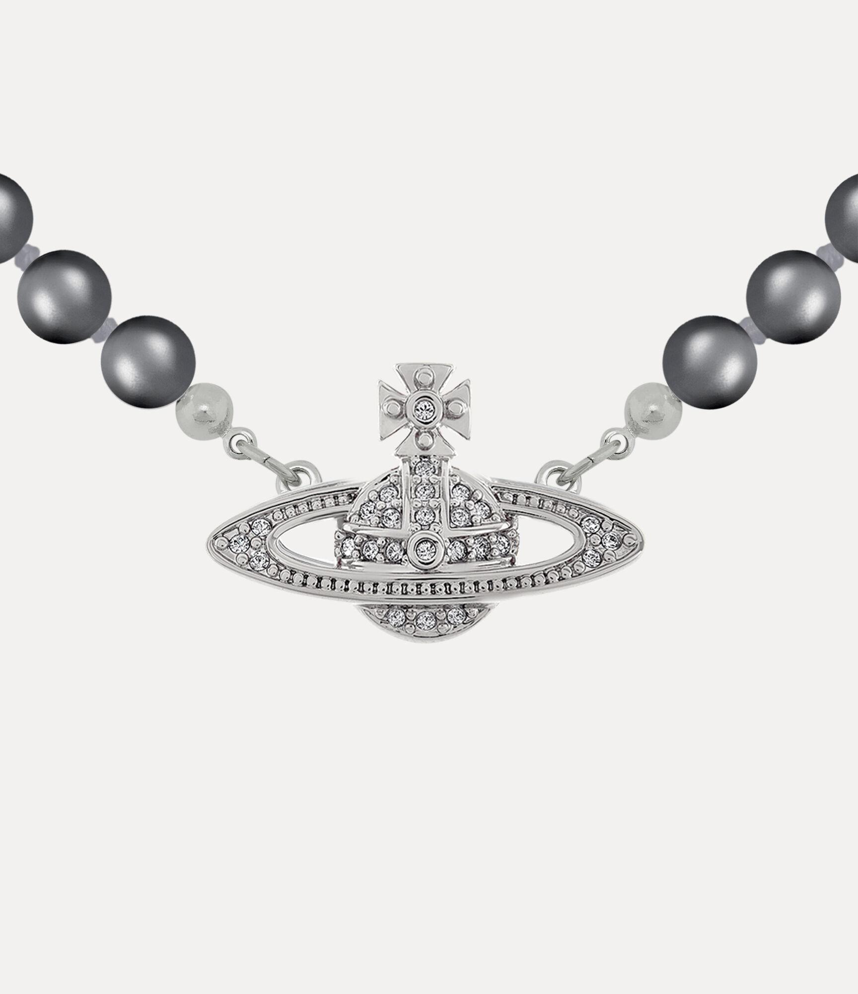 Vivienne Westwood 'mini Bas Relief' Necklace in Black | Lyst