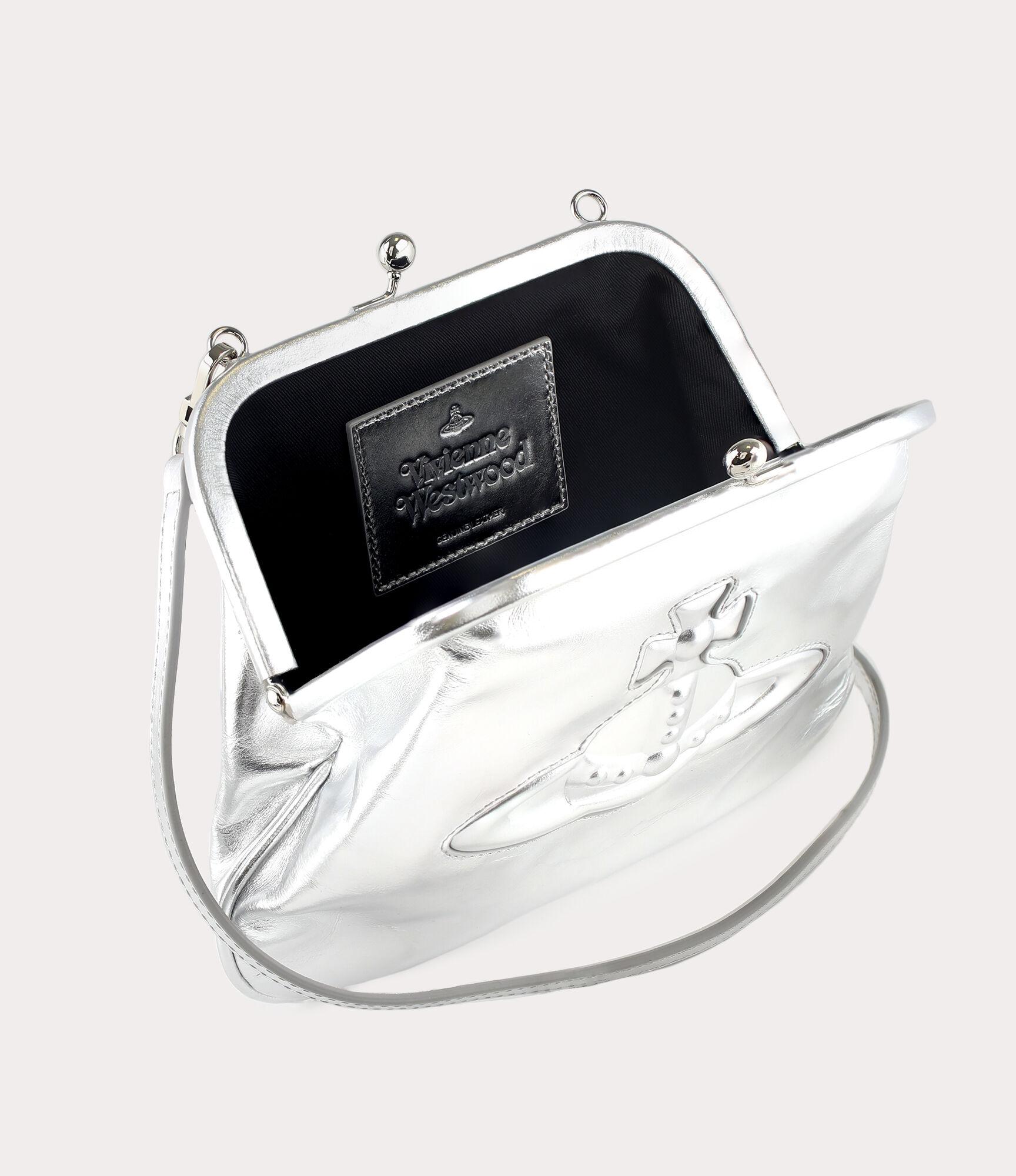 Vivienne westwood silver clutch hotsell