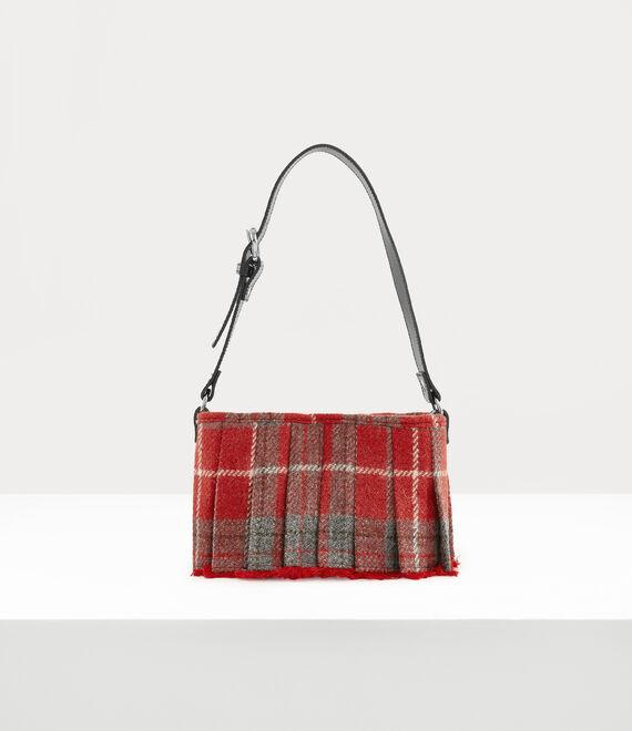 Vivienne Westwood Heather Kilt Bag Harris Tweed Tartan in Red