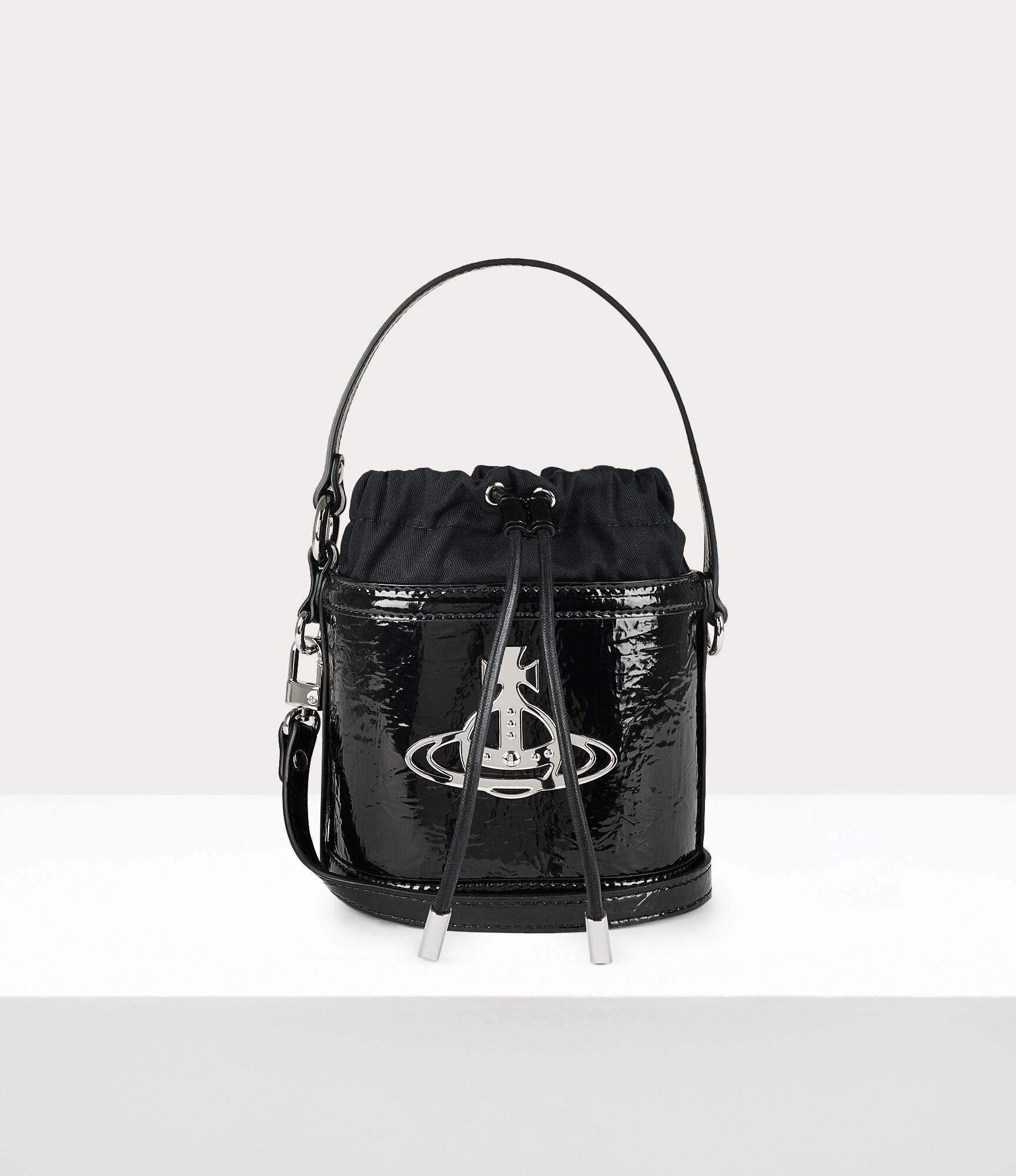 Vivienne Westwood Daisy Drawstring Bucket Bag in Black Lyst UK