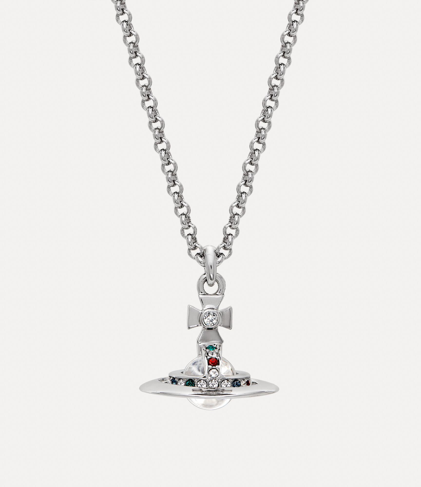 Vivienne Westwood New Petite Orb Pendant Necklace in Metallic | Lyst UK