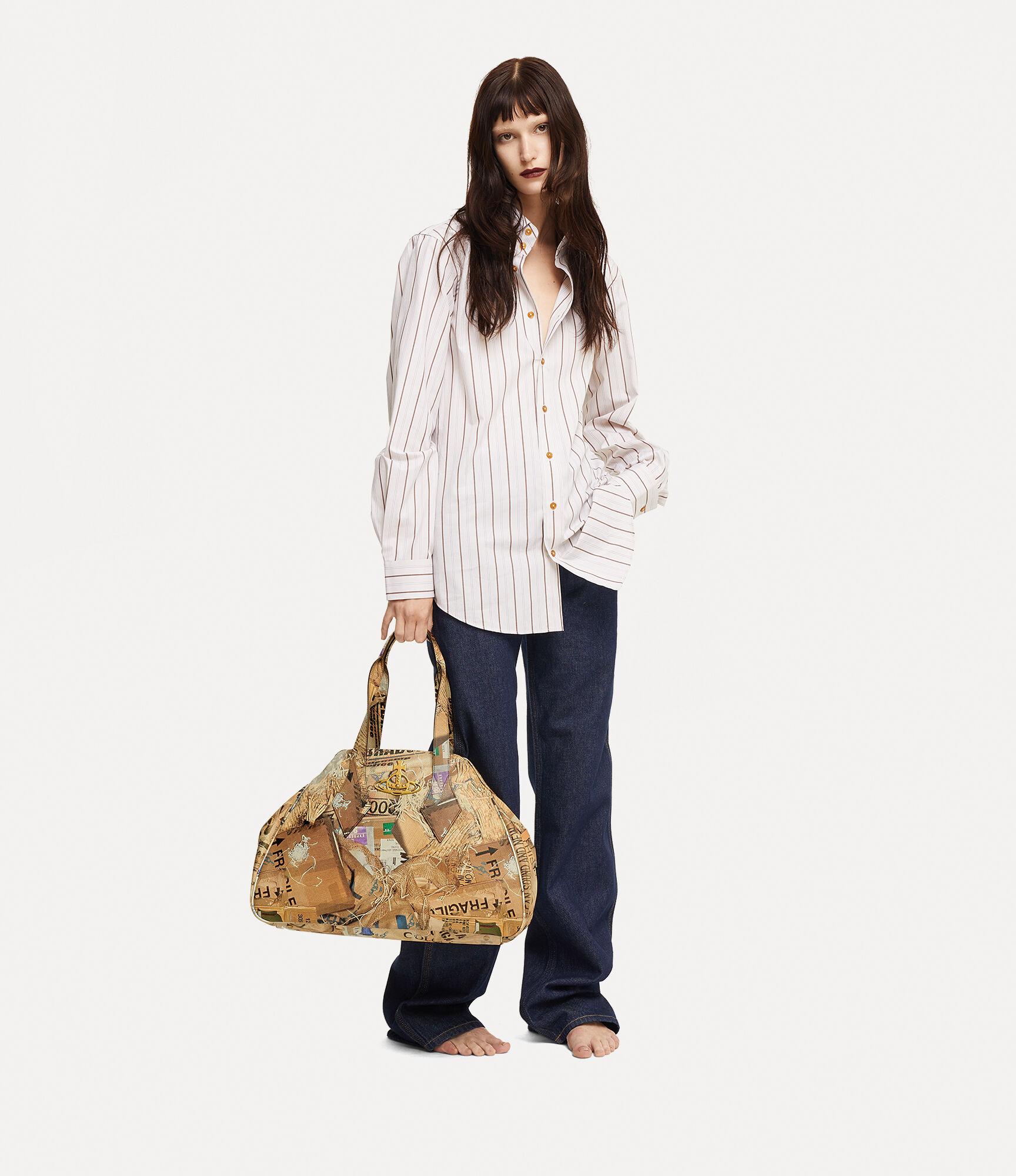 Vivienne Westwood Large Yasmine Bag Buccia D'arancia Rubbish-print