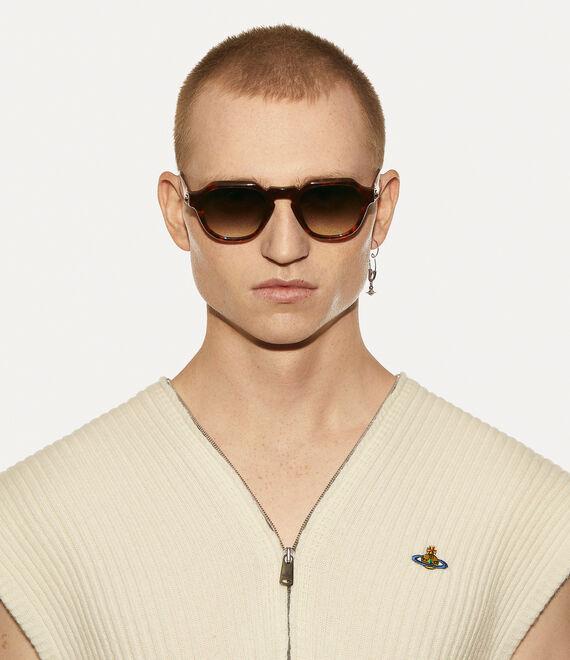 Vivienne Westwood Prince Charming Sunglasses Acetate in Brown for