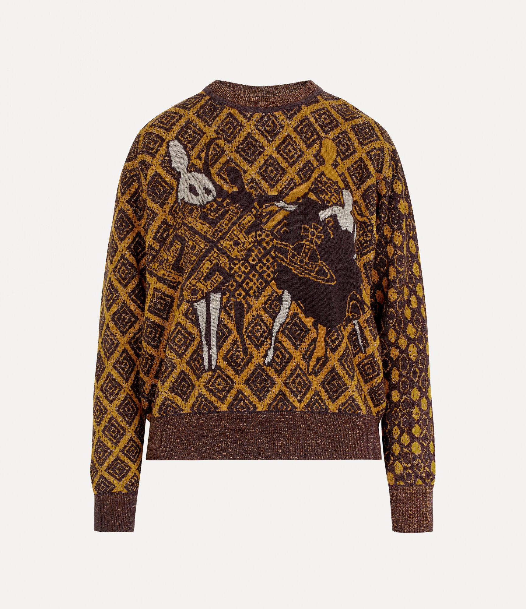 Vivienne Westwood Final Patched Jumper in Brown | Lyst UK