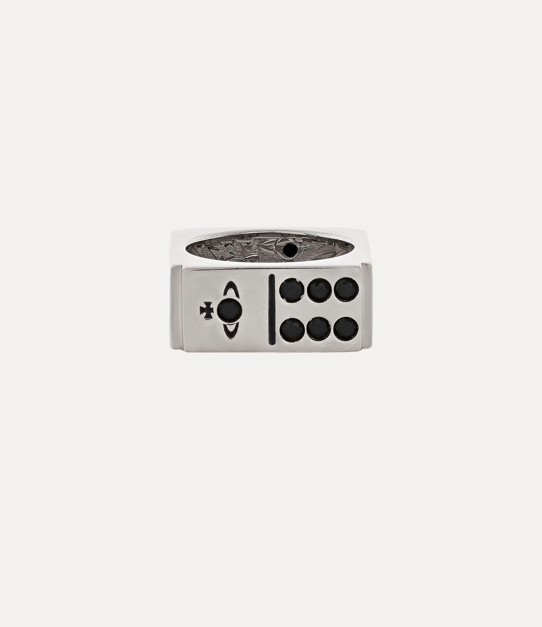 ★vivienne westwood★LEICESTER ドミノ ロゴ リング Vivienne Westwood LEICESTER RING (DOMINO) | REVERSIBLE